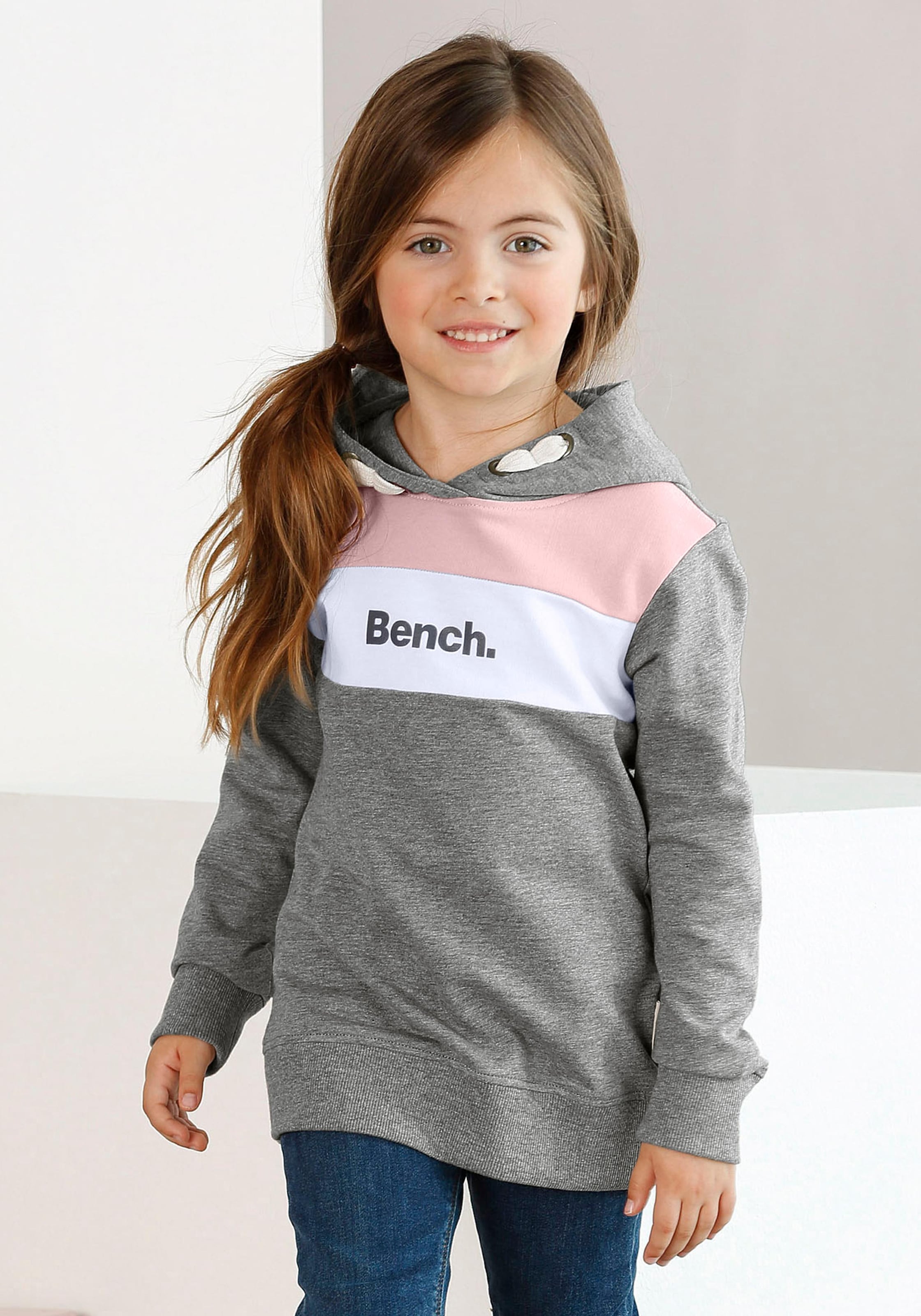mit | online Kapuzensweatshirt, Einsätzen kontrastfarbenen kaufen BAUR Bench.