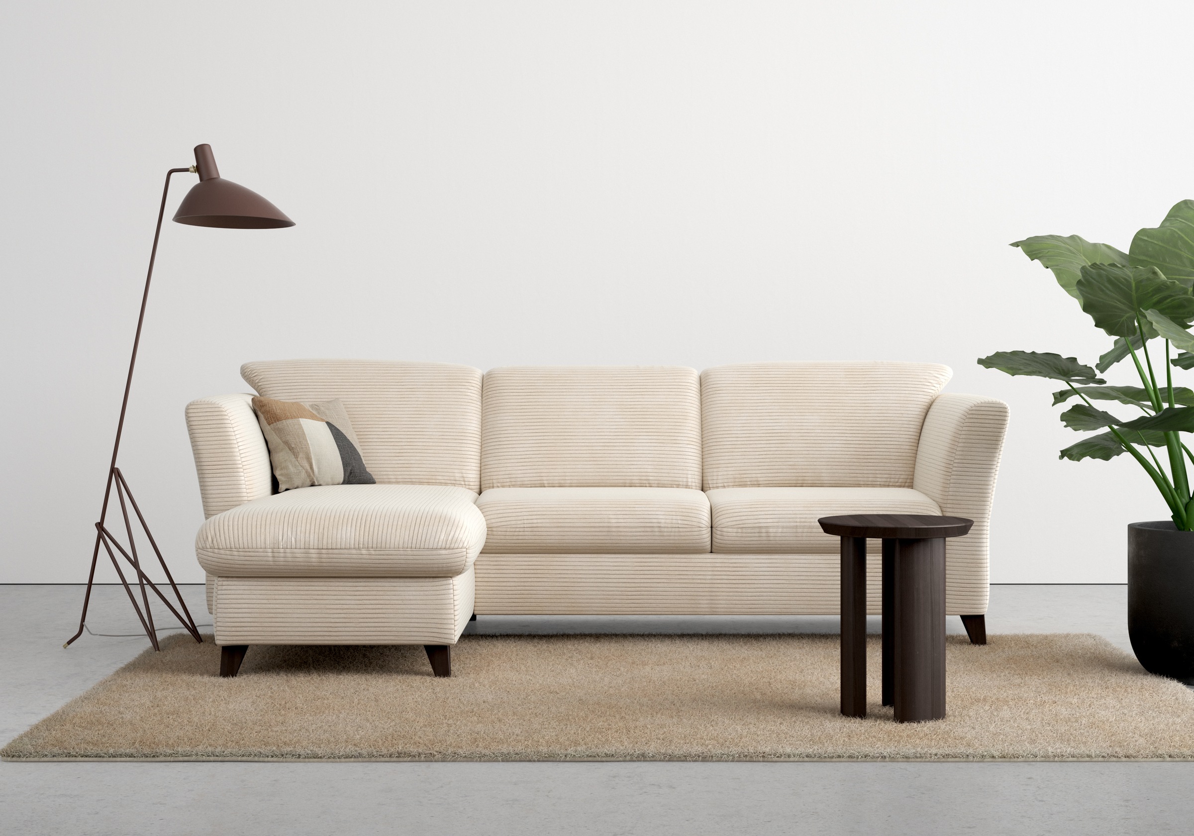 Thumbnail - Home affaire Ecksofa "Trelleborg L-Form", wahlweise mit Bettfunktion und Bettkasten, inkl. Federkern-Polsterung