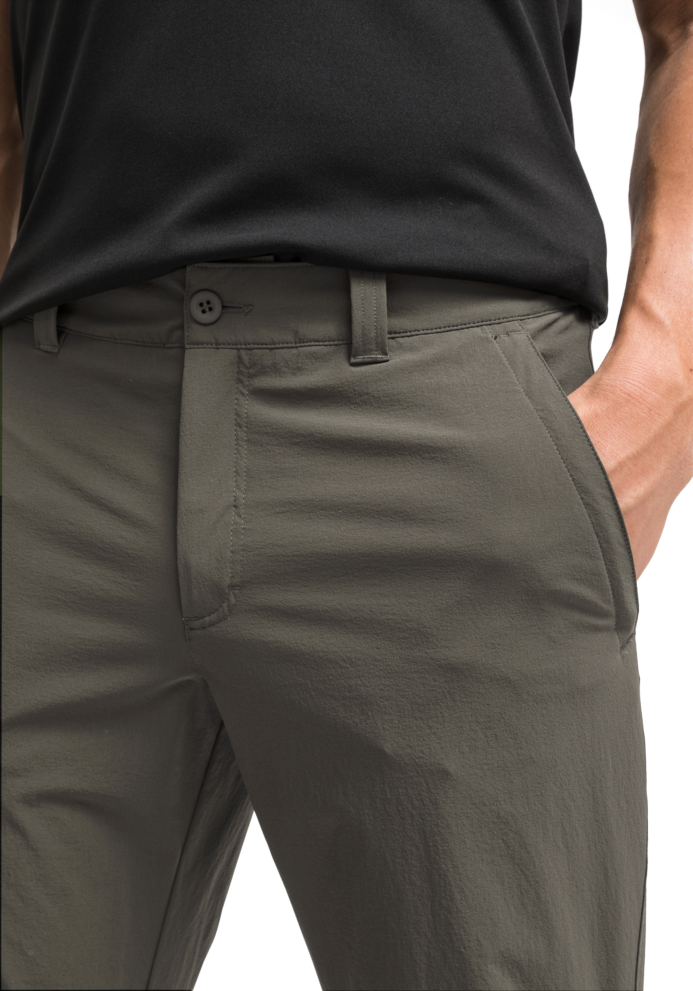 Maier Sports Funktionshose »Nil«, Herren Wanderhose, atmungsaktive Outdoor-Hose mit Roll up Funktion