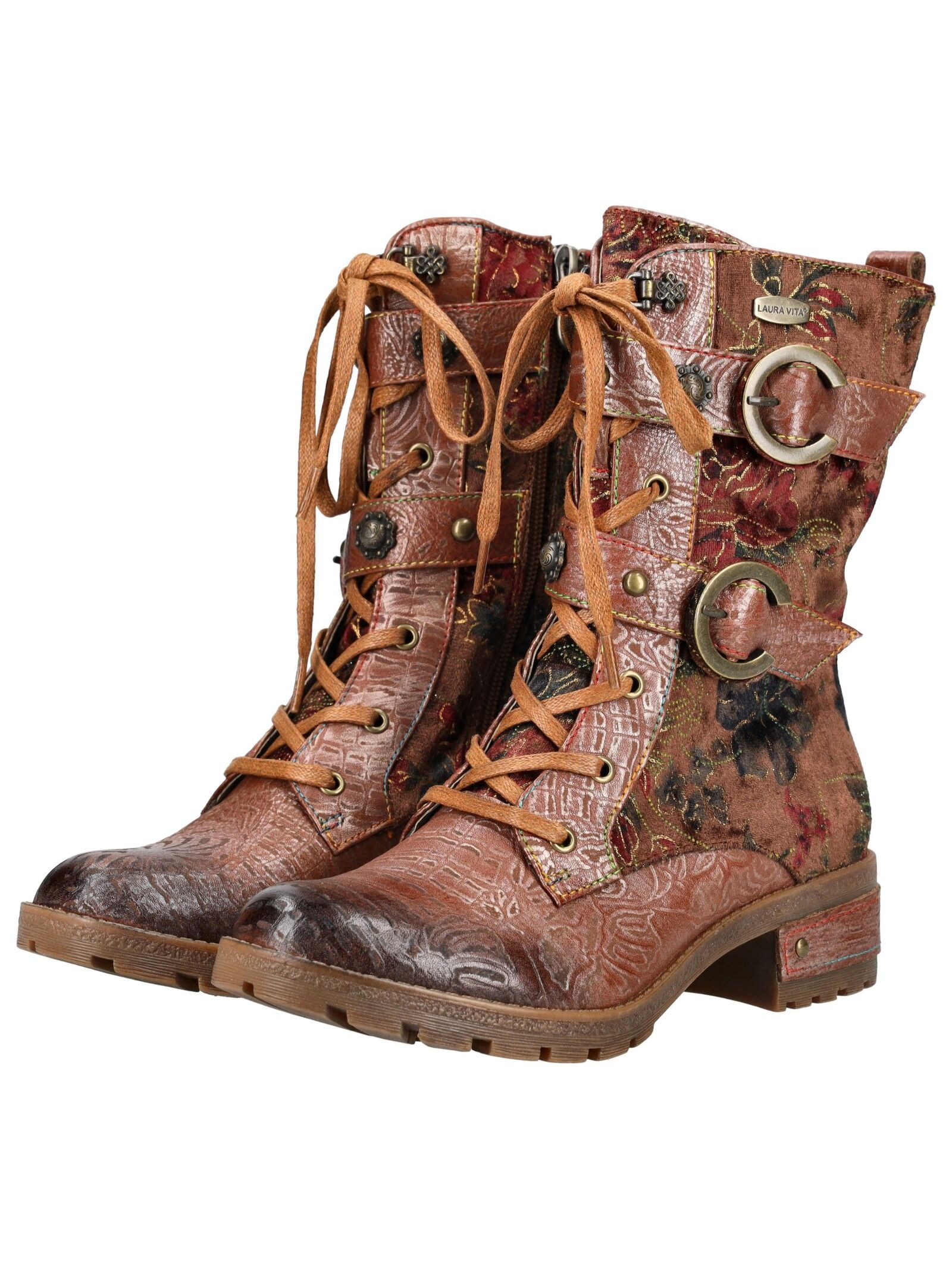 LAURA VITA Schnürstiefel »LAURA VITA Stiefel Leder/Textil«