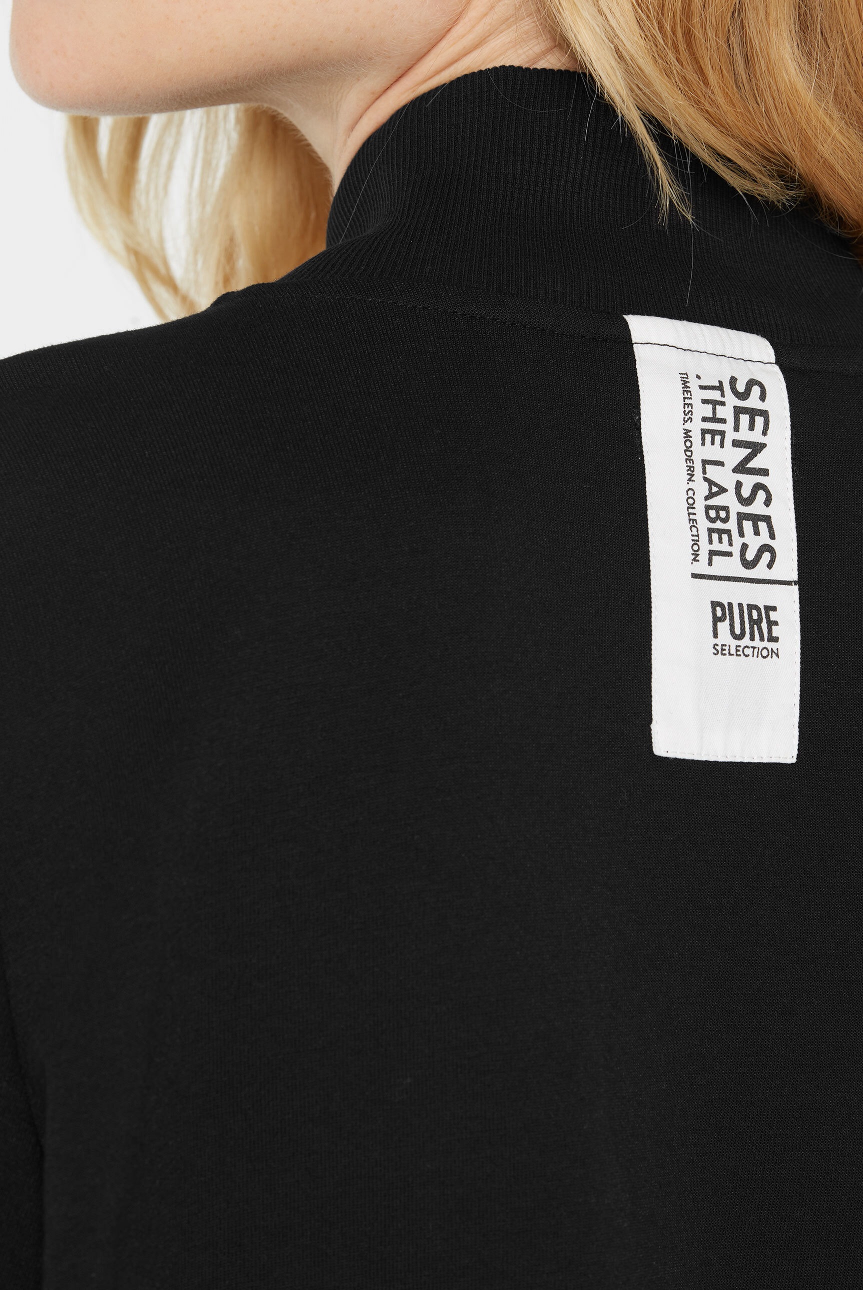 SENSES.THE LABEL Sweatjacke, mit Baumwolle