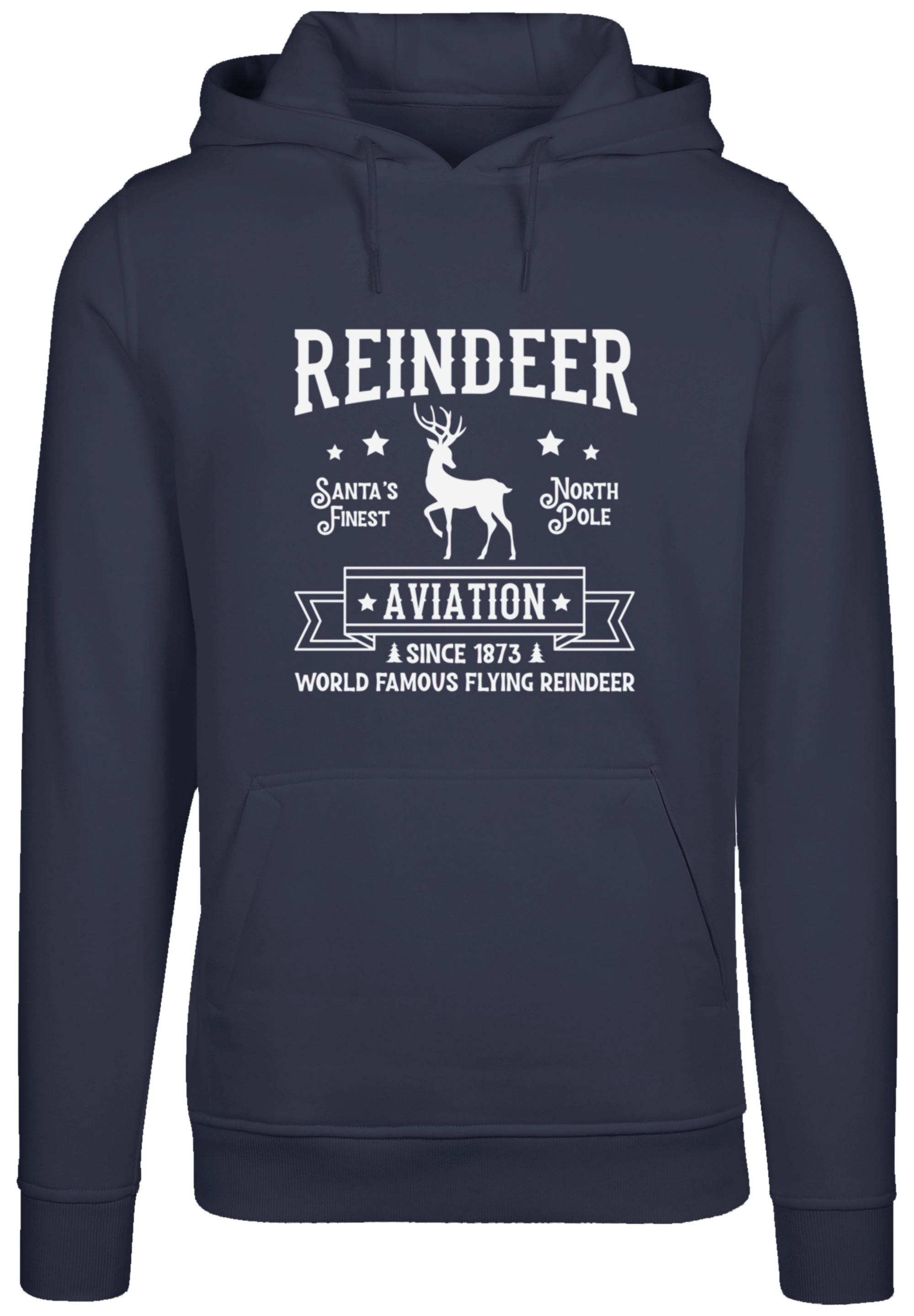 F4NT4STIC Kapuzenpullover "Reindeer Aviation Retro Christmas Sign", Premium günstig online kaufen