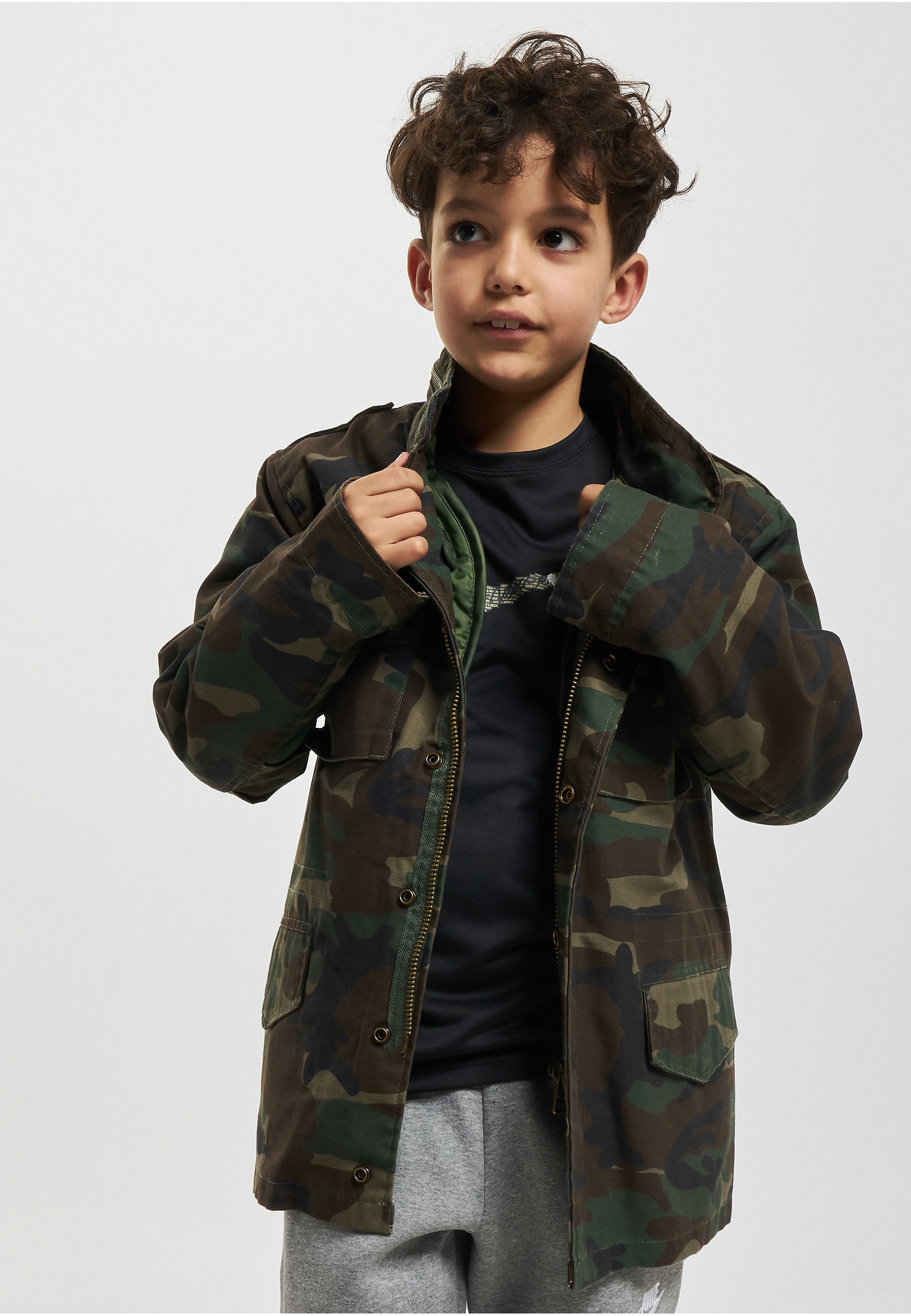 Brandit Parka »Brandit Herren Kids M65 Standard Jacket« 1 Stk. tlg. ohne Kapuze