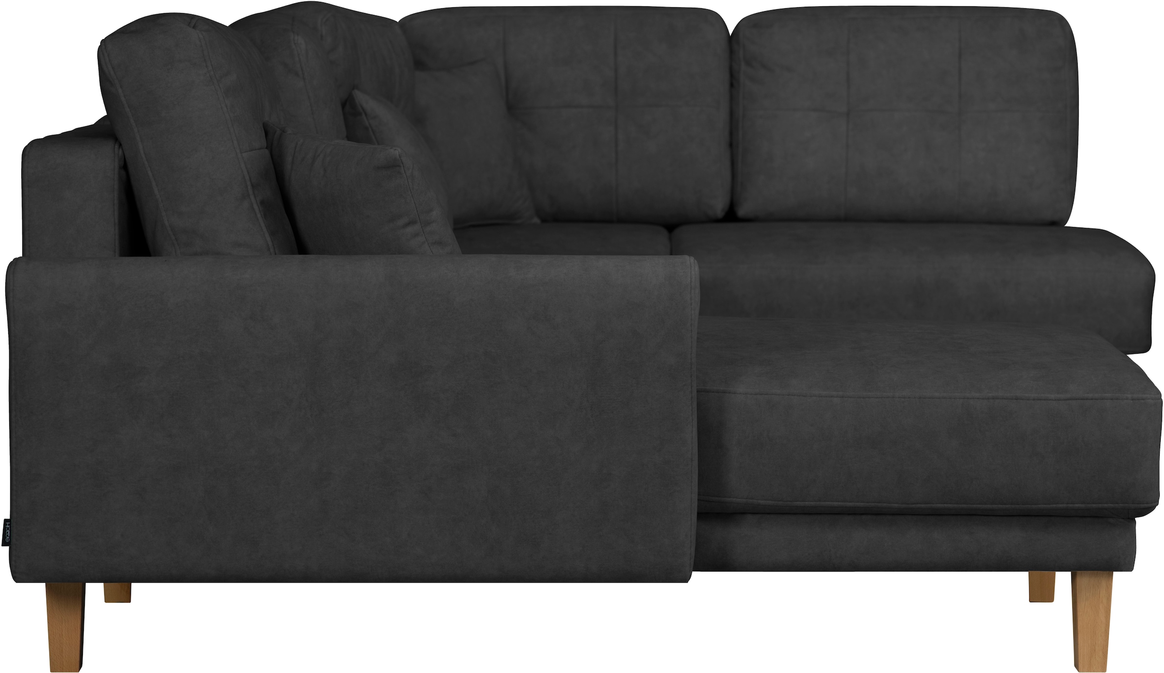 Home affaire Wohnlandschaft »TRIPLO U-Form wahlweise mit Schlaffunktion, B/T/H: 310/192/90 cm«, Schlafsofa, auch mit Bettkasten, Steppung im Rückenkissen