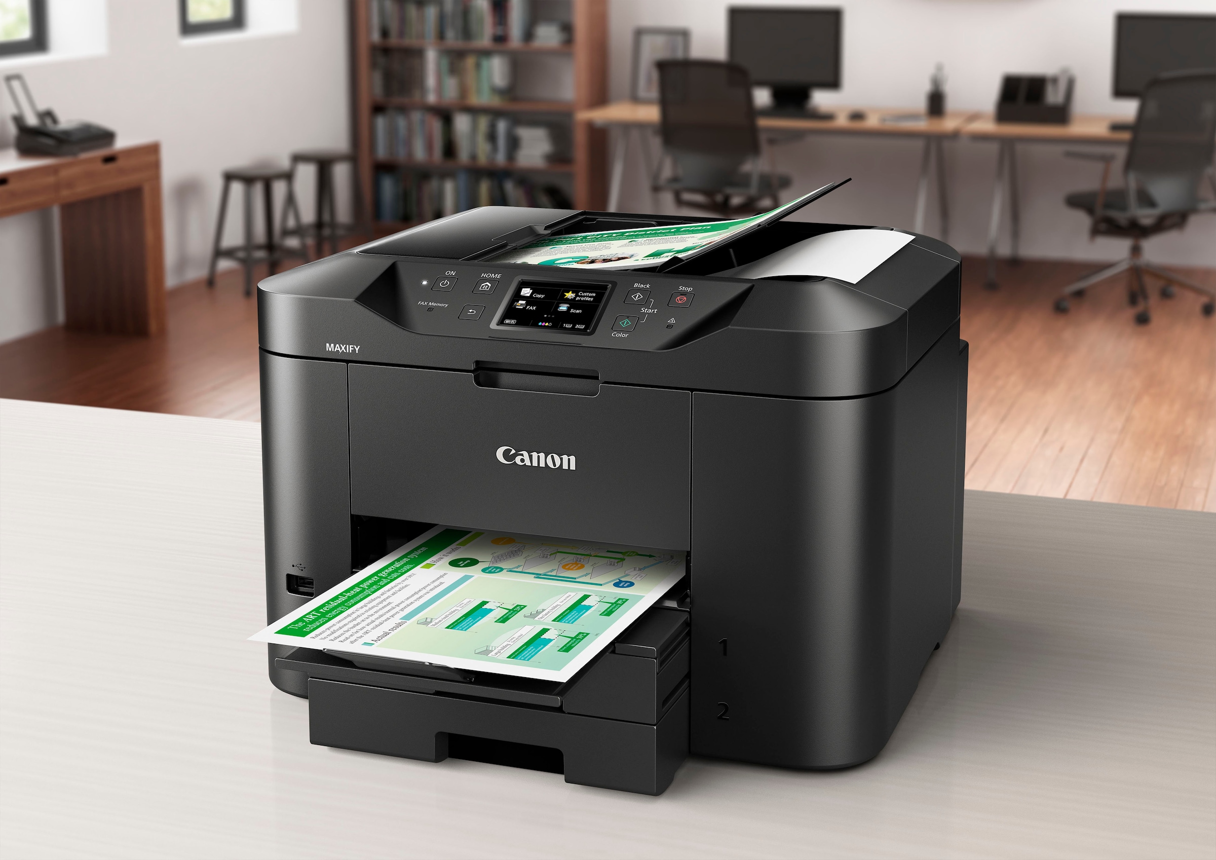 Canon Multifunktionsdrucker »MAXIFY MB2750«, Farb-Multifunktionssystem für das Home Office