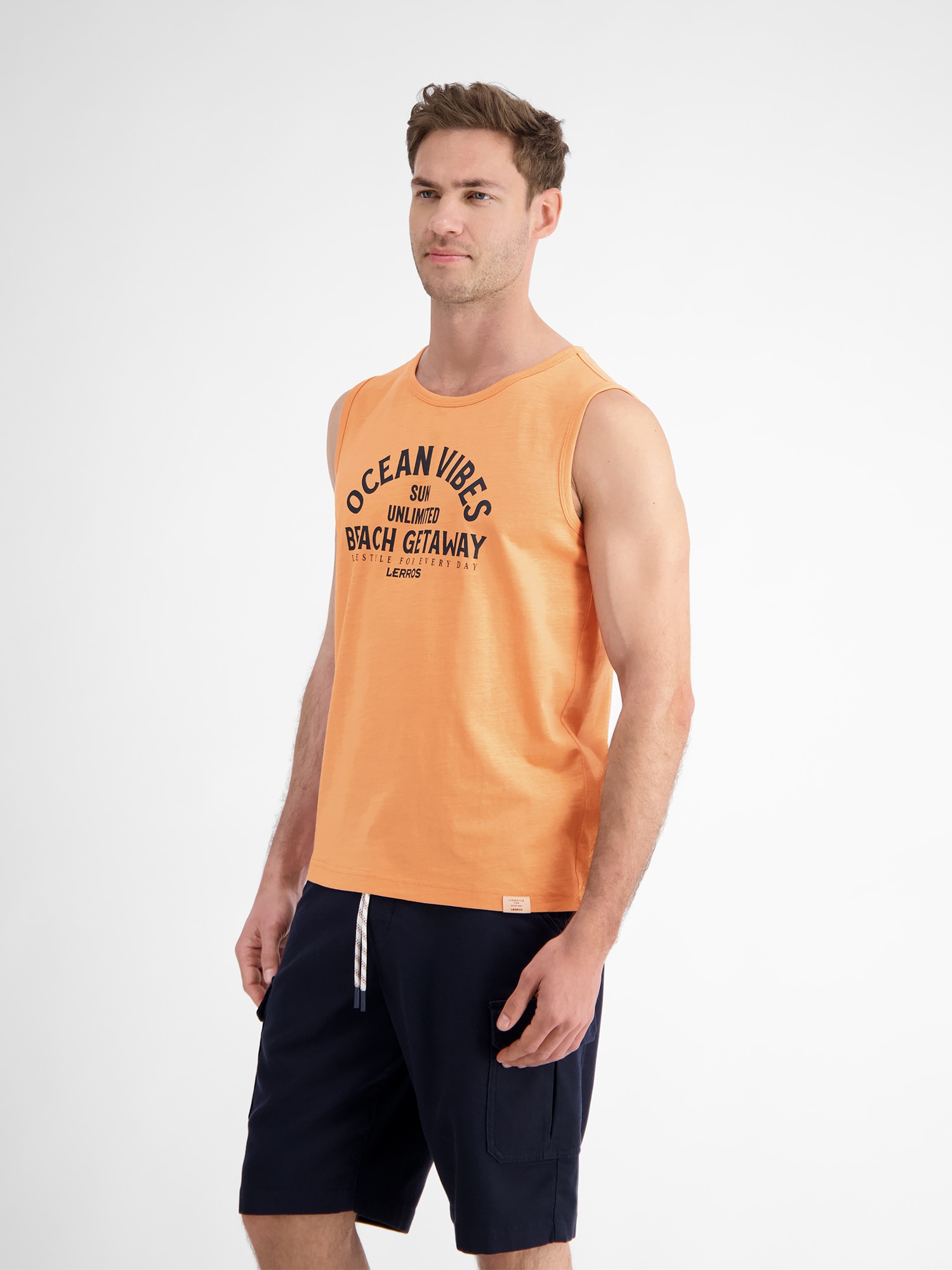 LERROS Muskelshirt »LERROS Herren Tanktop mit Brustprint«
