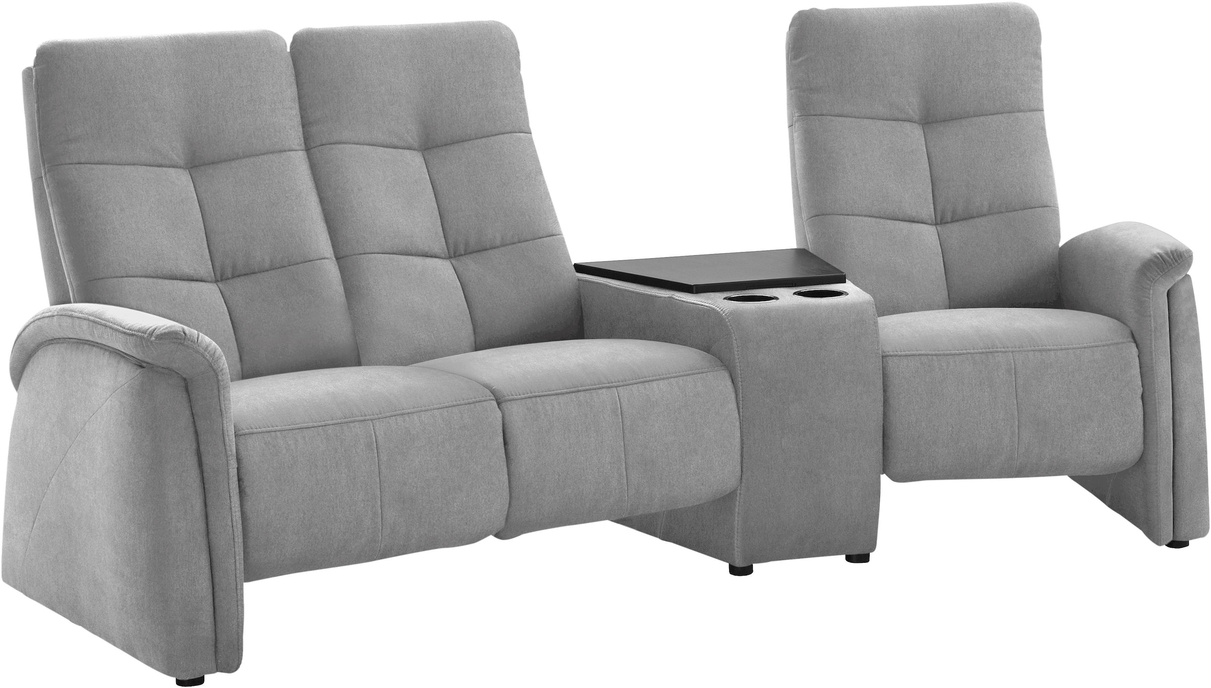 exxpo - sofa fashion 3-Sitzer "Tivoli, Kinosofa mit Relaxfunktion, mit Ablagetisch und Stauraum", bequem und komfortabel