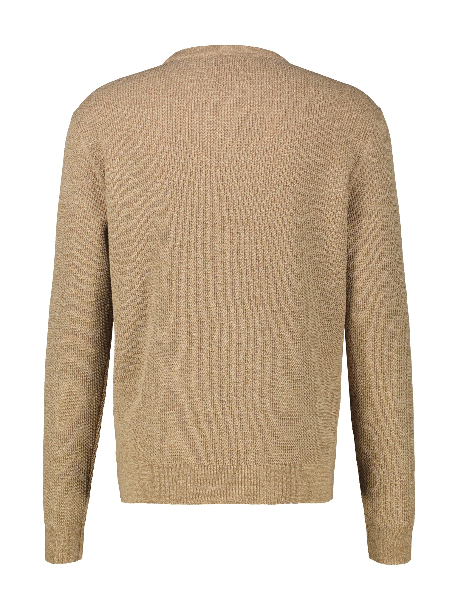 LERROS Strickpullover, mit Logo-Stickerei und in Struktur-Optik