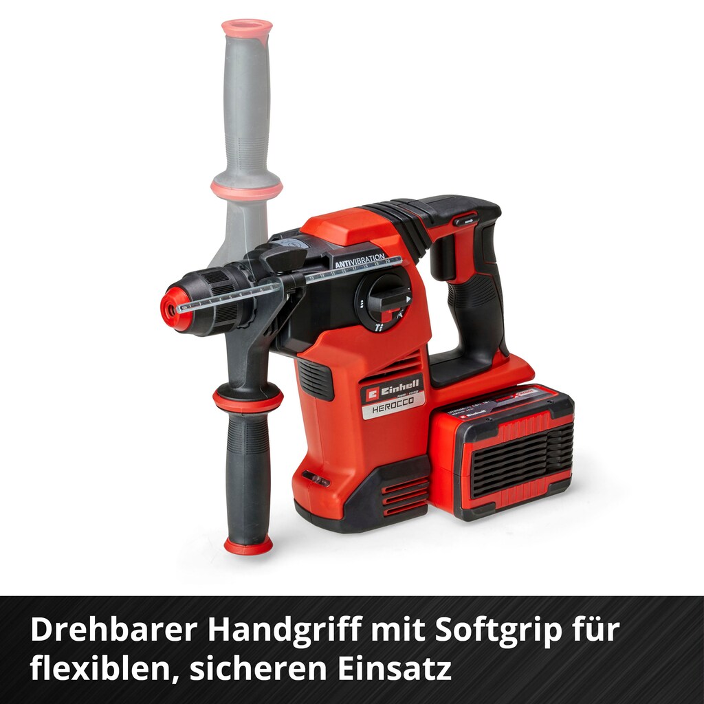 Einhell Akku-Bohrhammer »HEROCCO 36/28«, (2 tlg.)