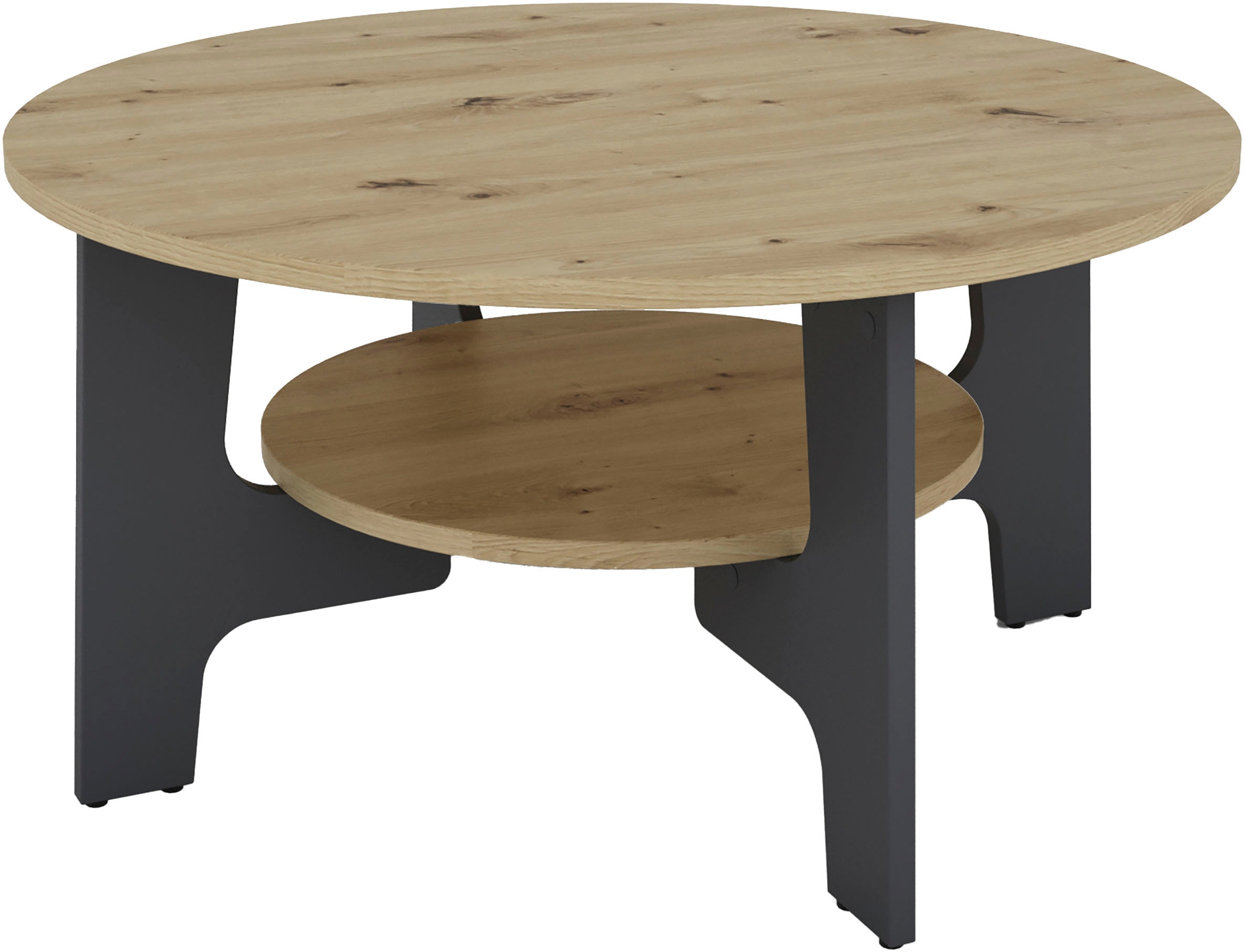byLIVING Couchtisch »JONNY« Artisan Eiche, Old Wood oder weiß, Ablageboden