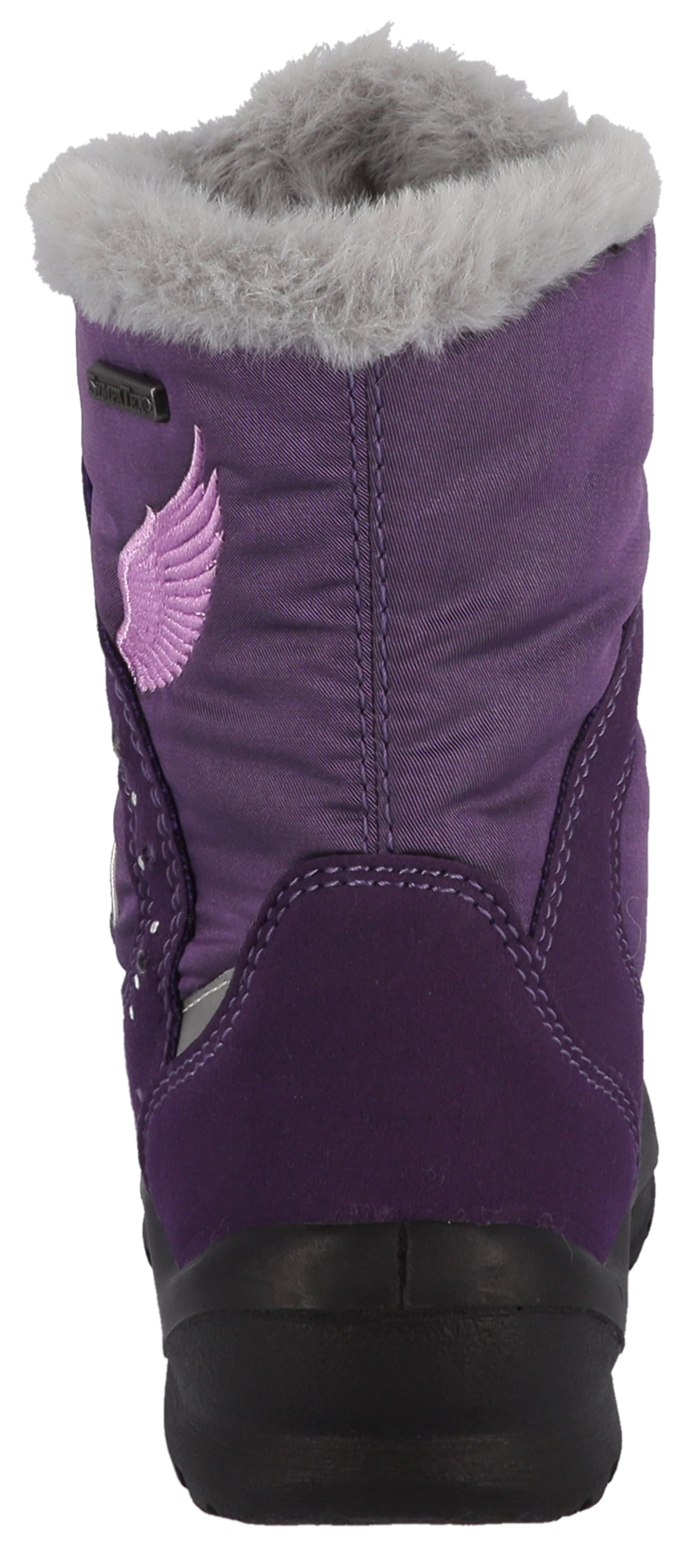 Lurchi Winterboots »Keely-SYMPATEX, Blinkschuh«  Klettstiefel mit Glitzerherz, Größenschablone zum Download