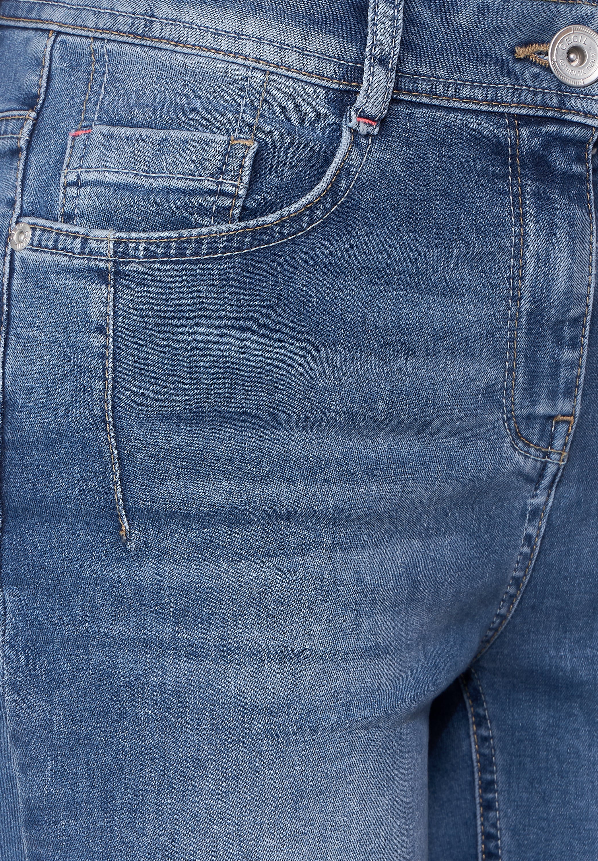 Cecil Gerade Jeans, 5-Pocket-Style