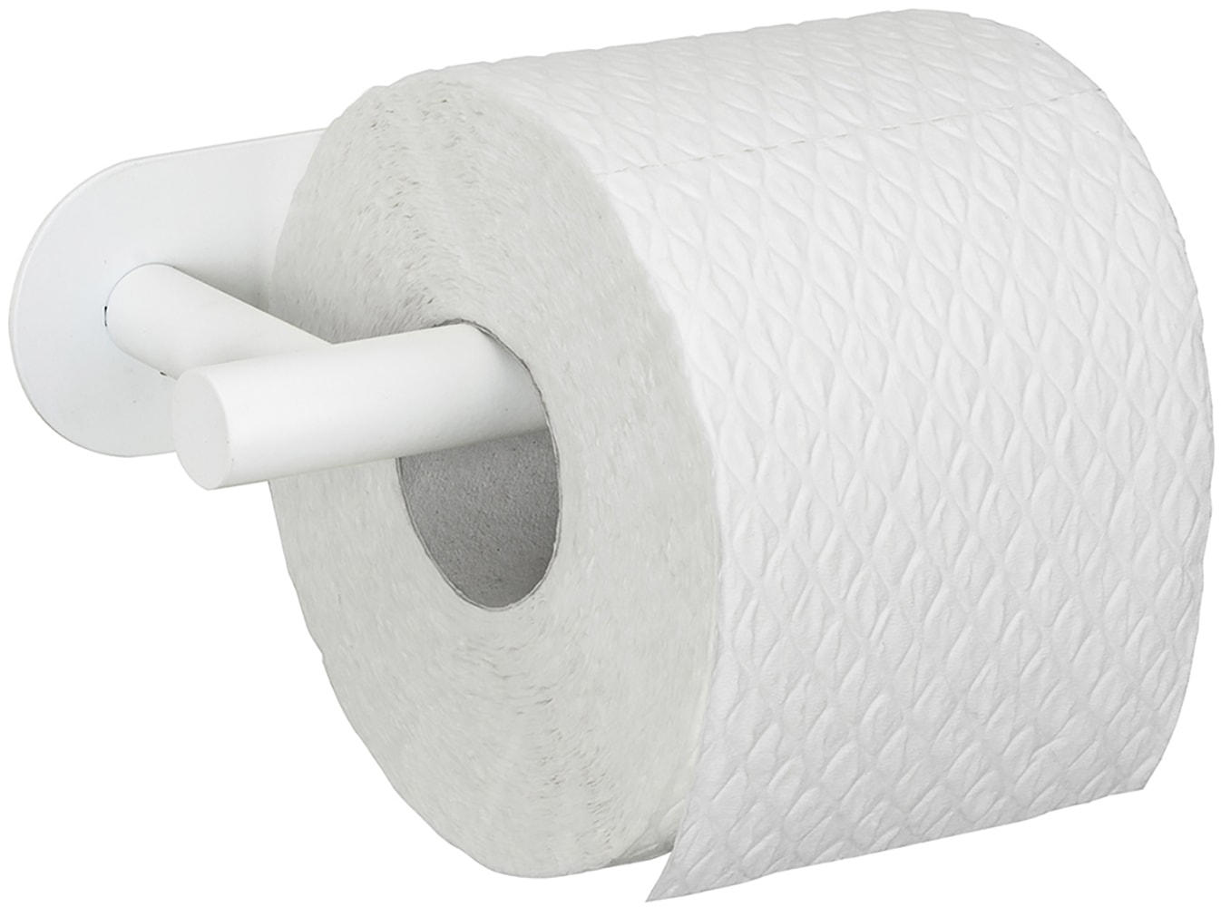 WENKO Toilettenpapierhalter "Turbo-Loc Modell Orea", aus Edelstahl, Befestigen ohne Bohren