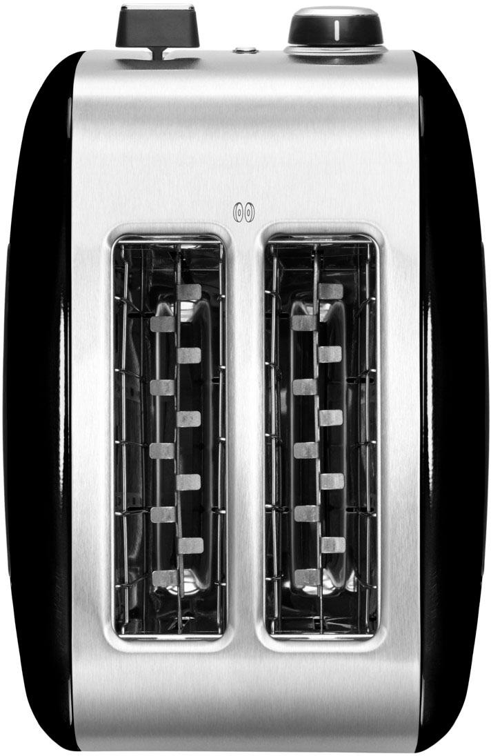 | BAUR ONYX Raten Toaster W 2 »5KMT2115EOB Schlitze, 1100 BLACK«, KitchenAid 2 für Scheiben, kurze per