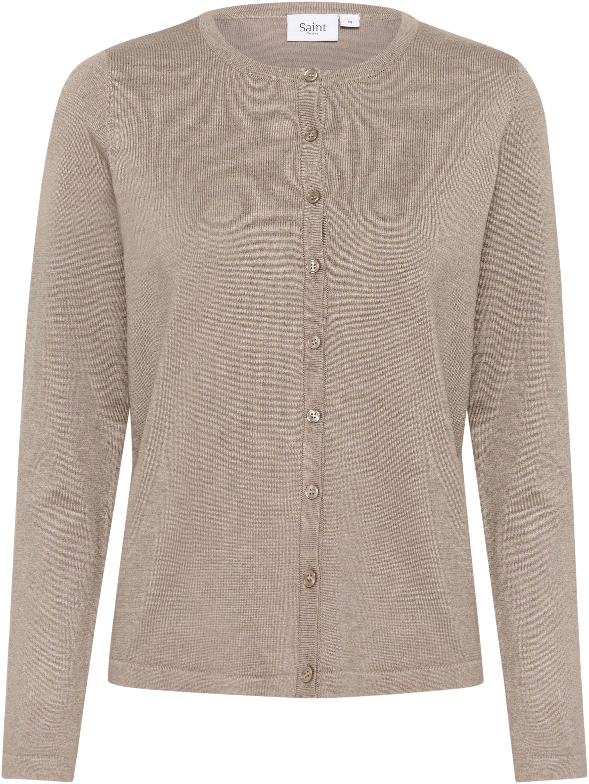 Saint Tropez Strickjacke "A8661, MilaSZ R-Neck Cardigan" Viskose Feinstrick günstig online kaufen