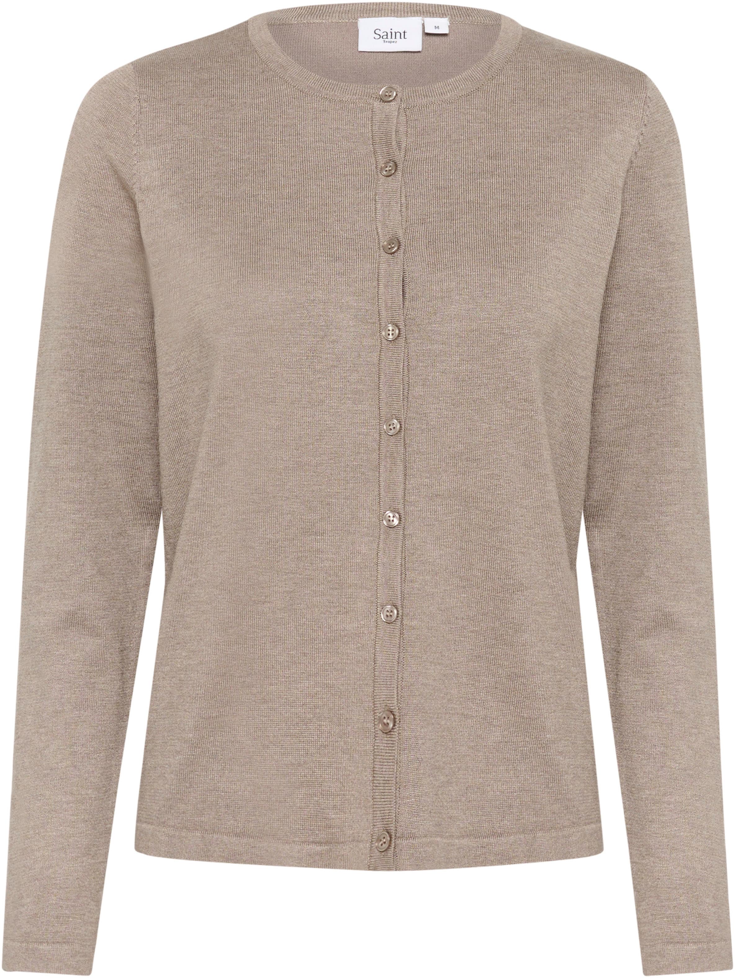 Saint Tropez Strickjacke "A8661, MilaSZ R-Neck Cardigan" Viskose Feinstrick günstig online kaufen