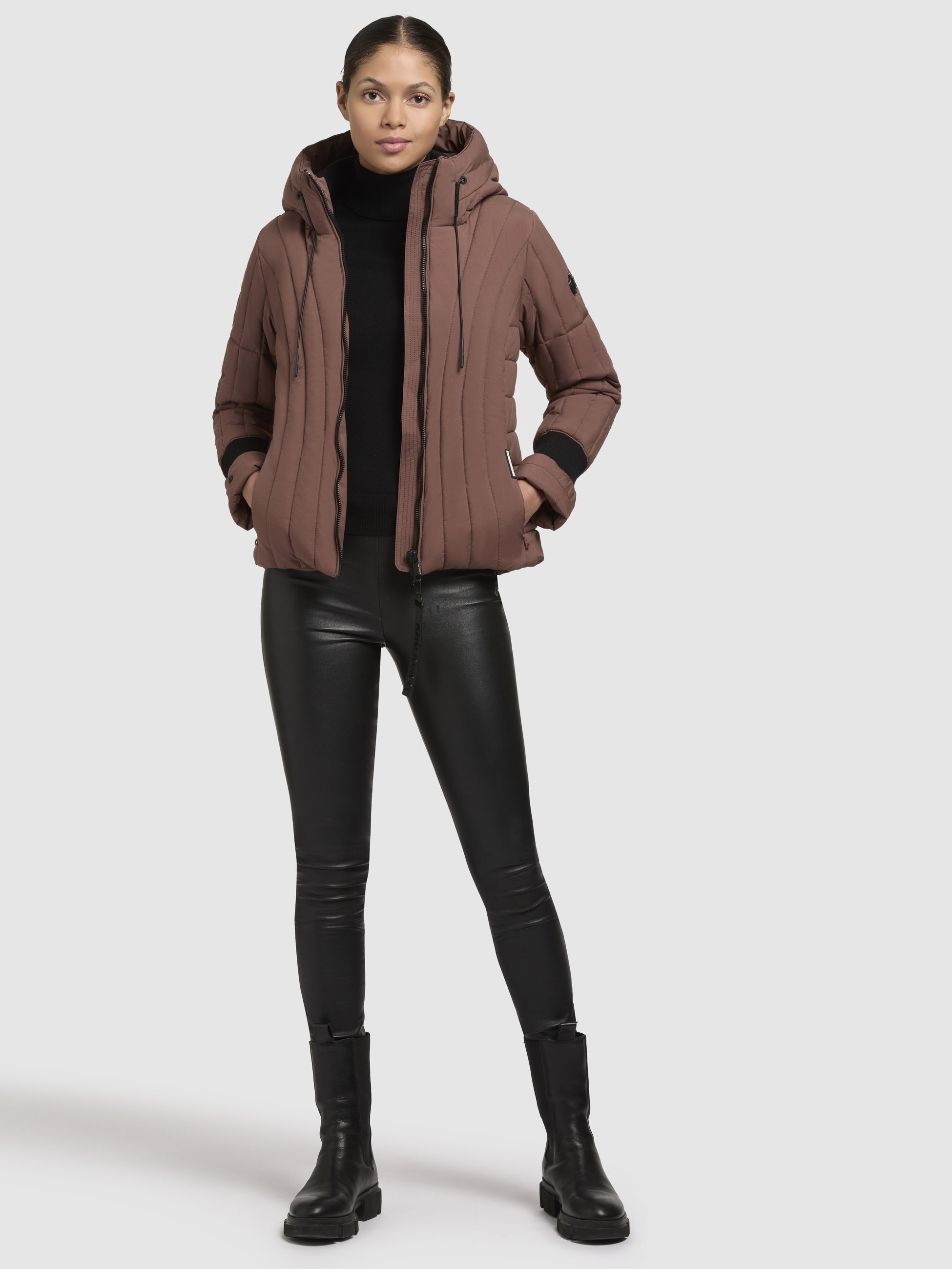 khujo Steppjacke »OMNI«, mit Kapuze