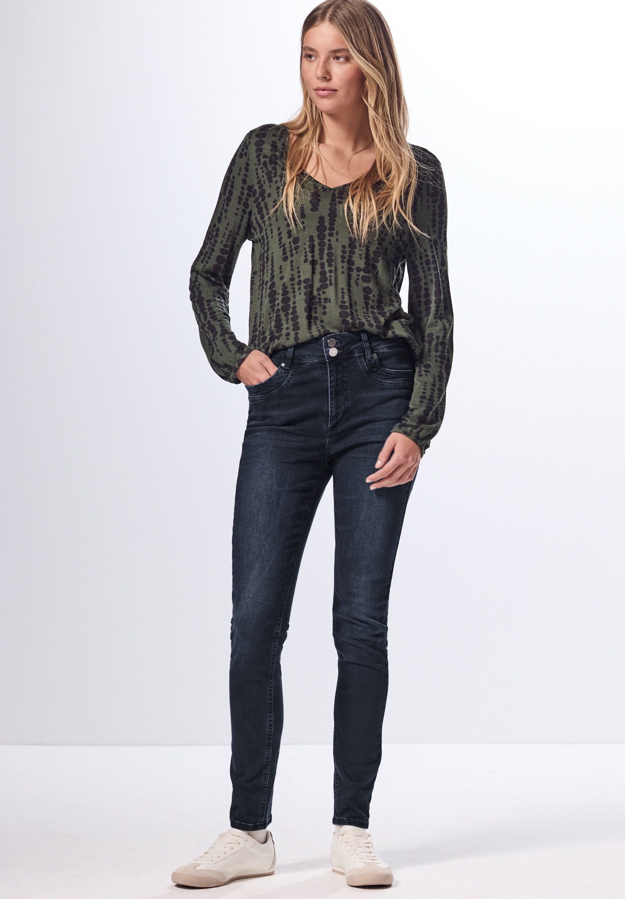 STREET ONE STUDIO Skinny-fit-Jeans, High Waist