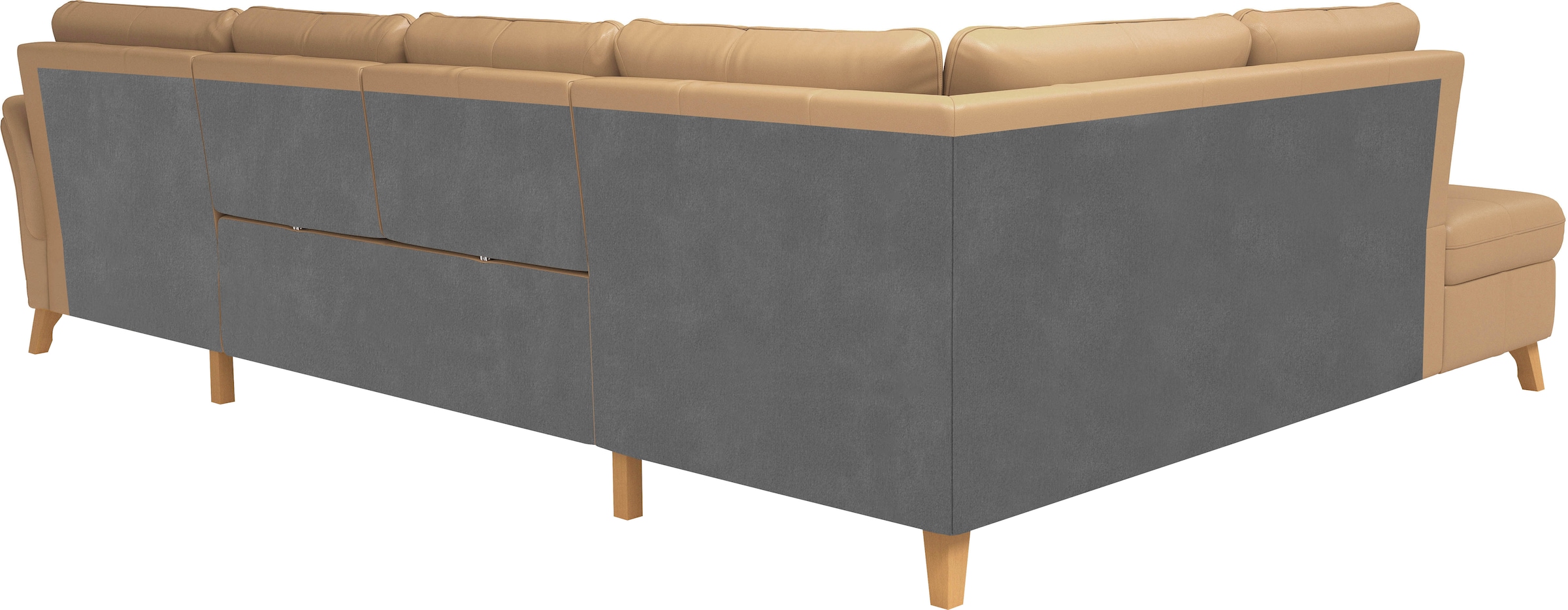 sit&more Wohnlandschaft »Göteborg«, inkl. Sitztiefenverstellung, wahlweise mit Bettfunktion & Bettkasten