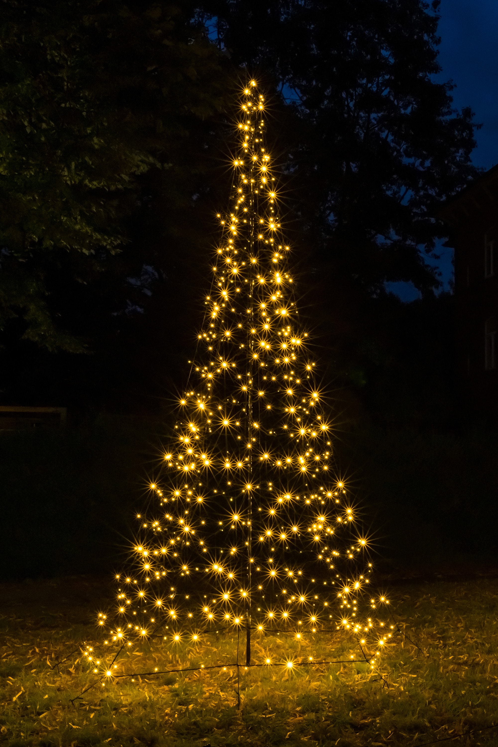 und Baum Metall BAUR flammig-flammig, Aufstellmast, | GALAXY Kunststoff, warmweißen LEDs mit »Galaxy«, kaufen LED 300 mit aus