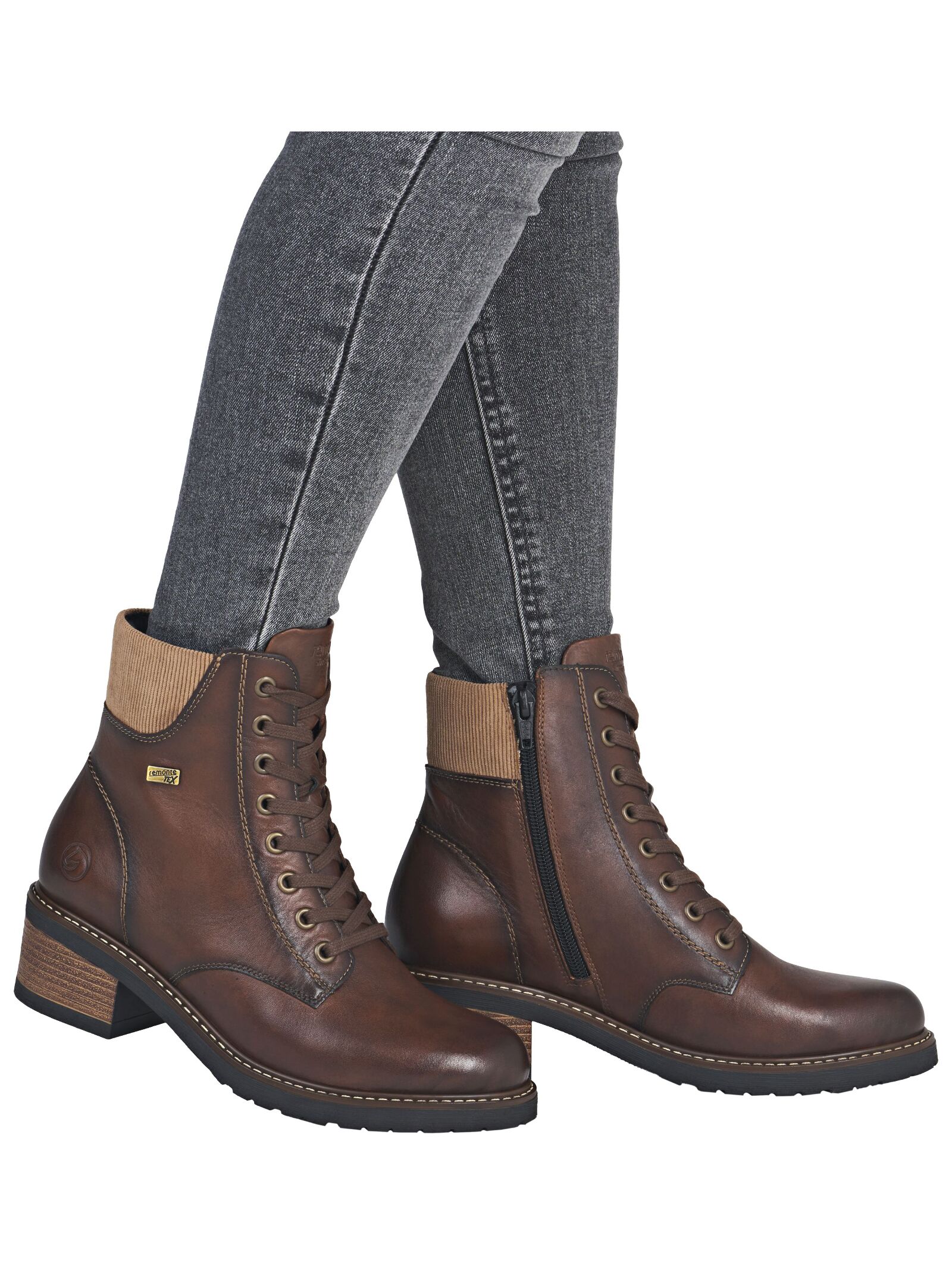 Thumbnail - Remonte Schnürstiefelette "Remonte Stiefelette Leder/Synthetik"