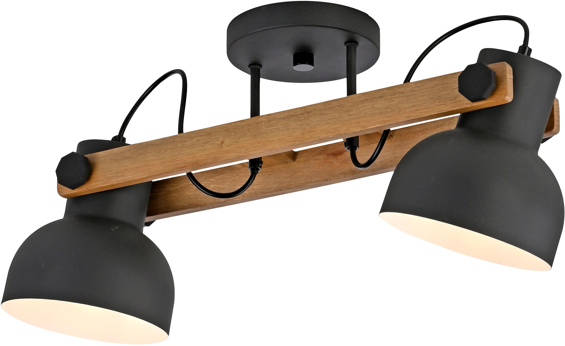 JUST LIGHT Deckenleuchte »CUP 2.0«, 2 flammig, Leuchtmittel E27 | Leuchtmittel wechselbar, ExklusiveE27