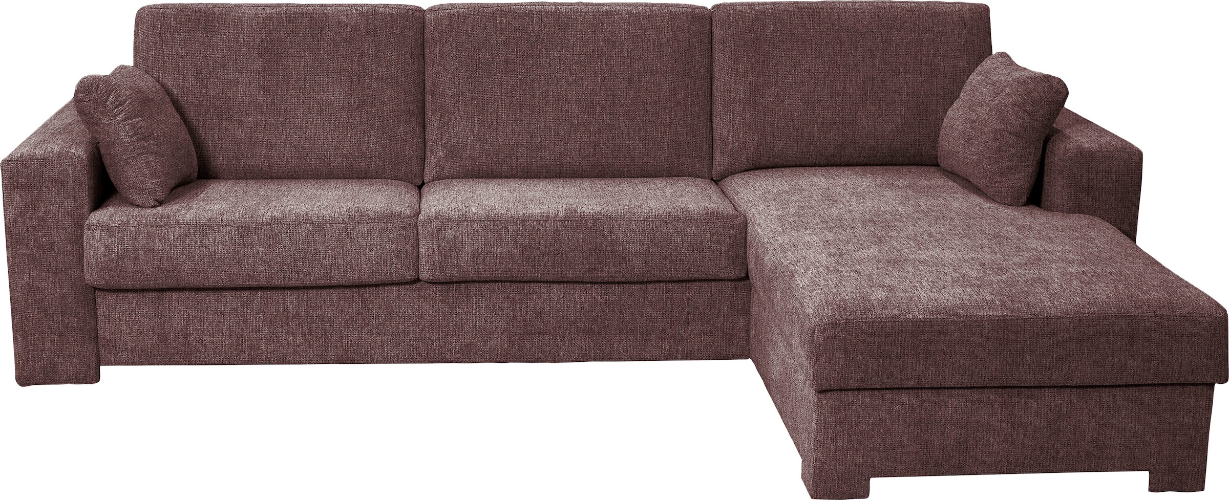 Home affaire Ecksofa »Roma "M" Matratzenhöhe 14 cm, Dauerschlaffunktion, mit Unterfederung,«, Liegemaße ca 143x198 cm, L-Form