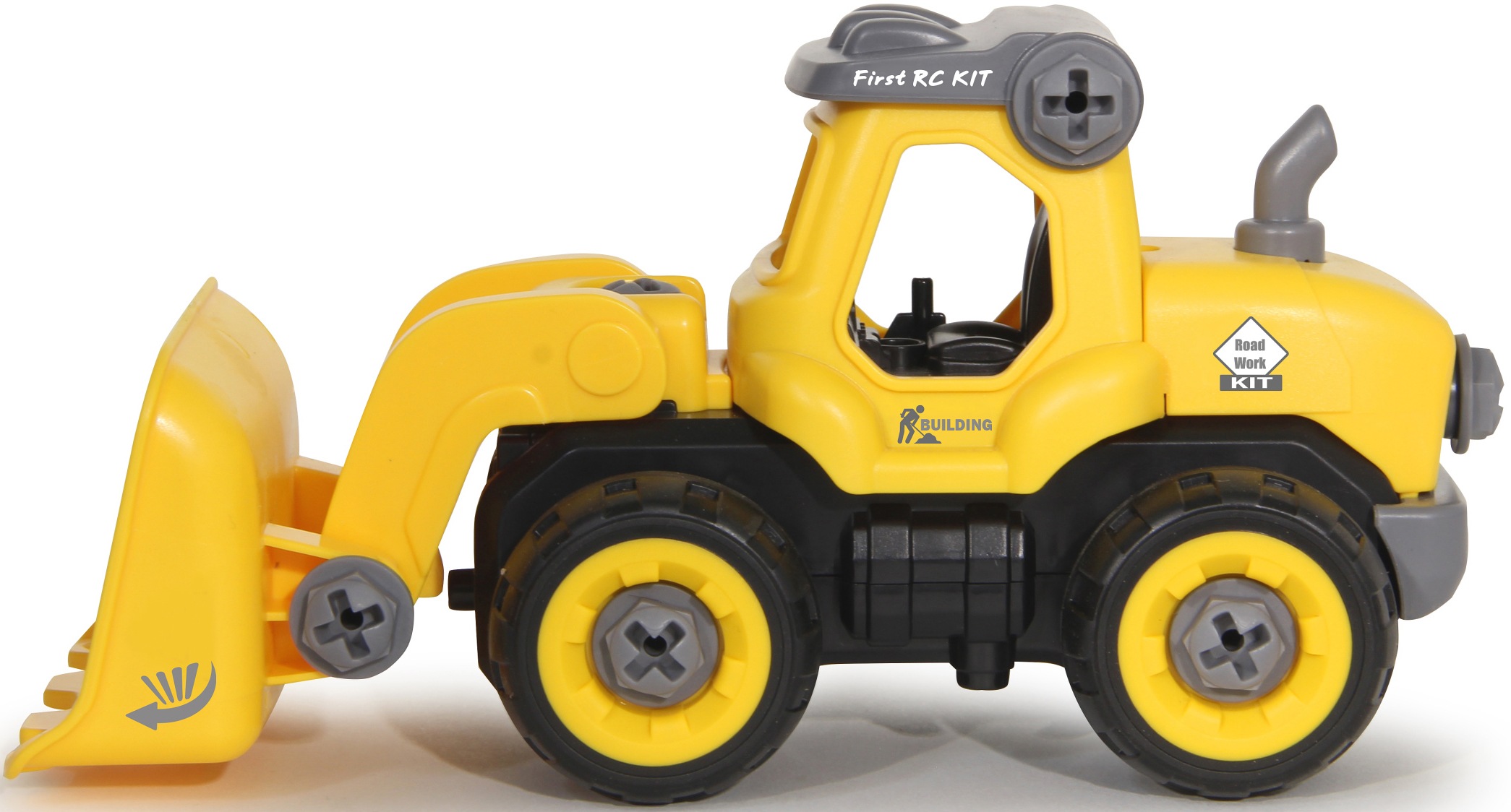 Jamara RC-Bagger »First RC - Radlader«, (27 tlg.), mit Akkuschrauber
