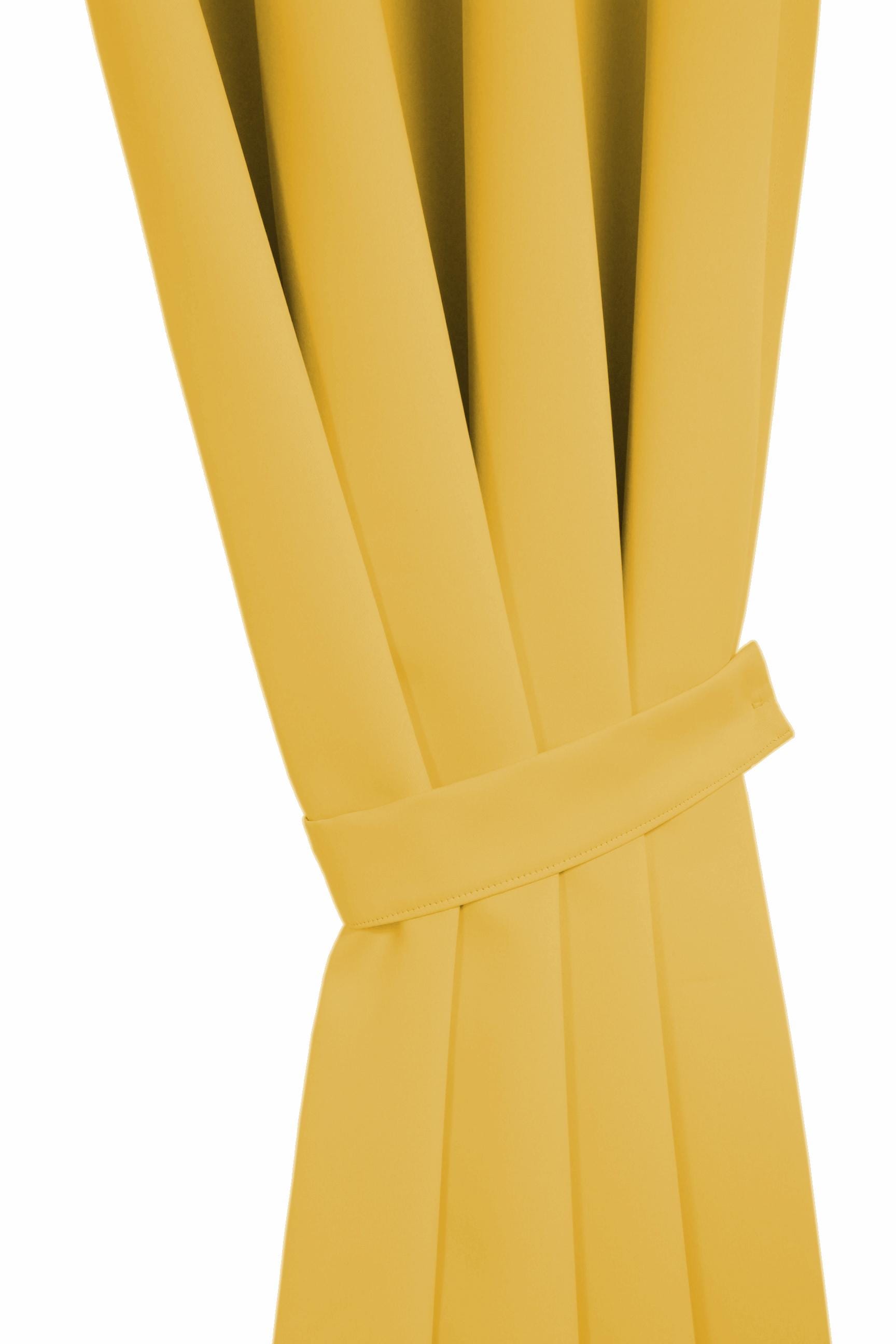 Raffhalter WIRTH, B:60cm H:6cm, gelb, Polyester, Raffhalter, "DIM OUT"