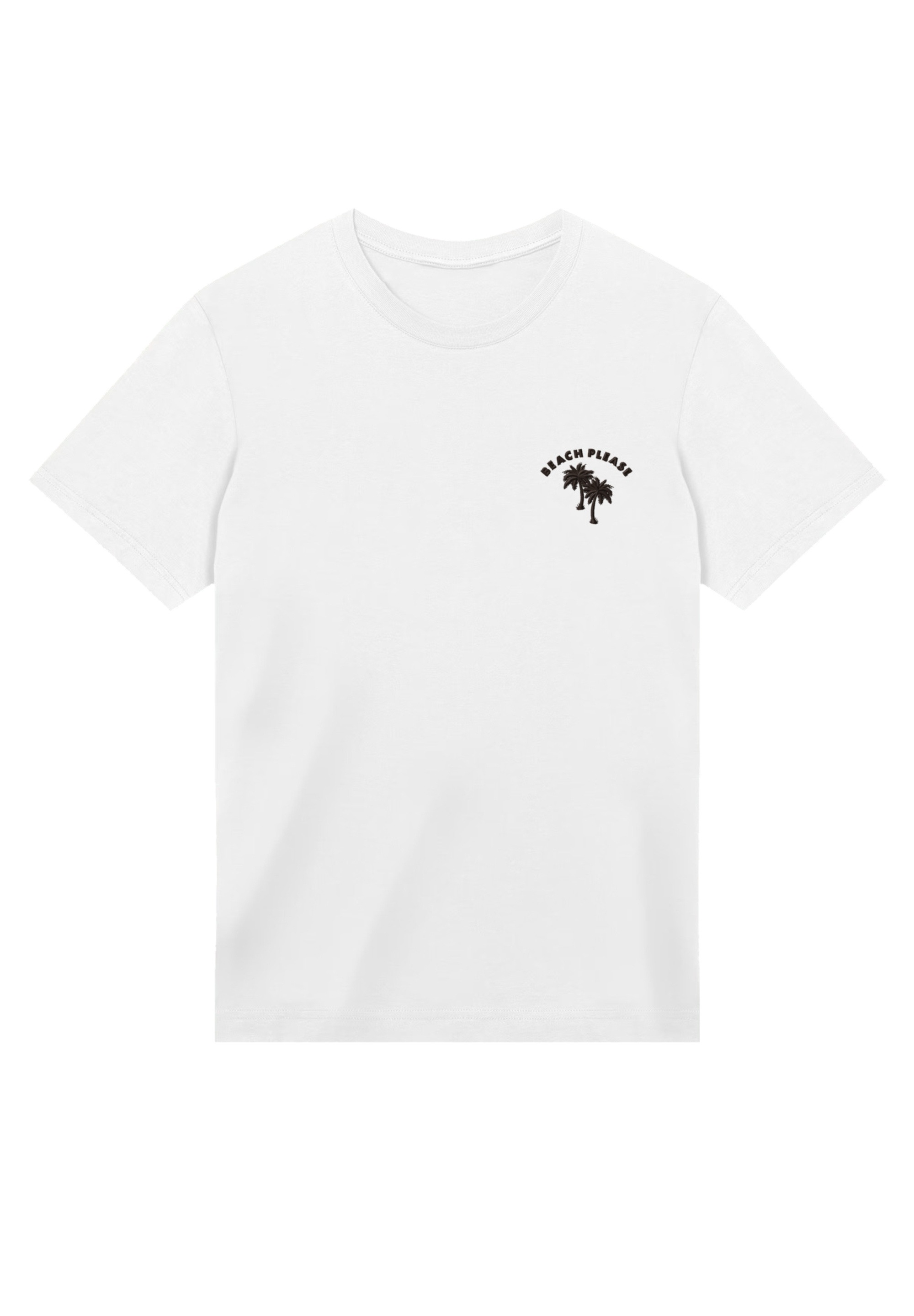 F4NT4STIC T-Shirt »Beach Please Bestickt«, Premium Qualität