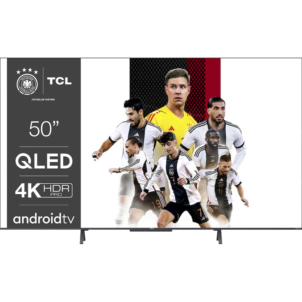 TCL QLED-Fernseher »50C722X1«, 126 cm/50 Zoll, 4K Ultra HD, Smart-TV-Android TV