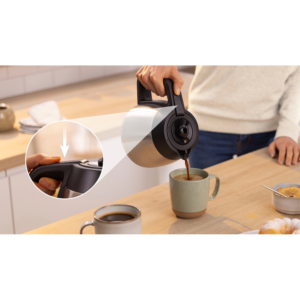 BOSCH Filterkaffeemaschine »MyMoment TKA6M273«, 1,1 l Kaffeekanne, Papierfilter, 1x4