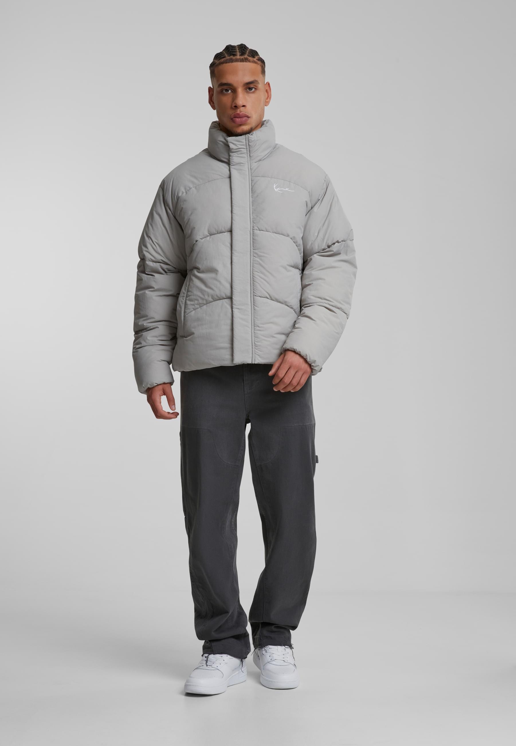 Karl Kani Winterjacke »Karl Kani Karl Kani Small Signature Puffer Jacket«, (1 St.), ohne Kapuze