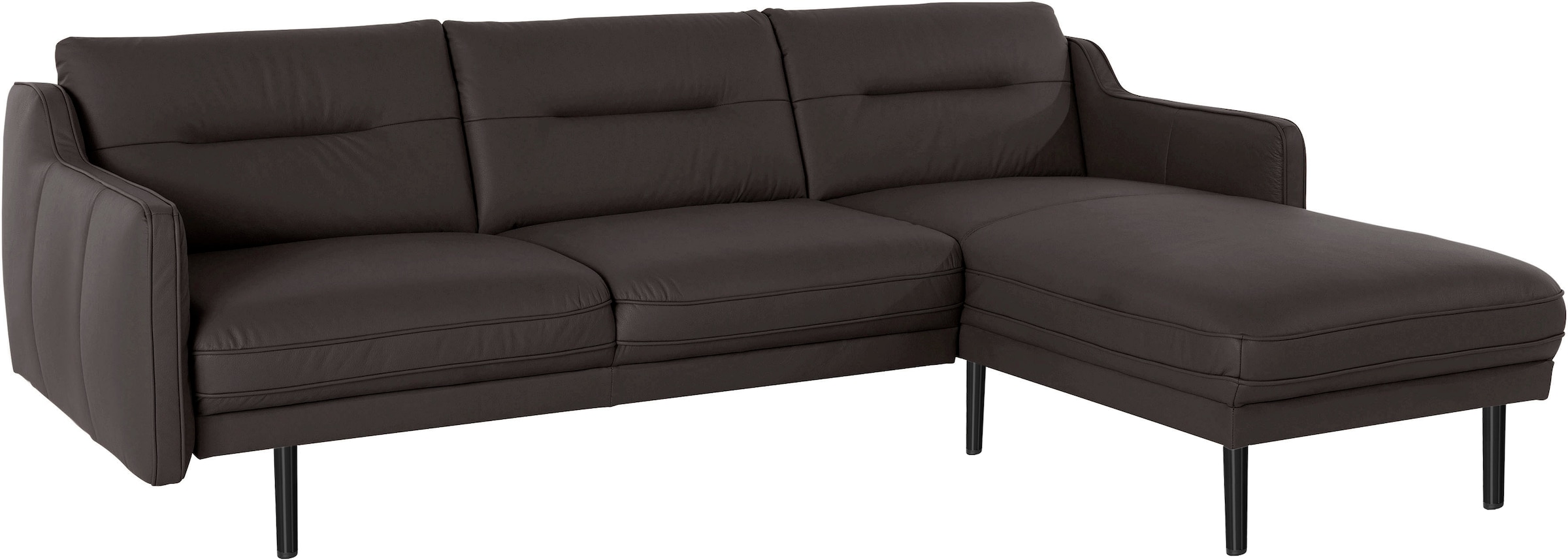 Home affaire Ecksofa "Nordfyn L-Form" edles Design in 3 Bezugsqualitäten, D günstig online kaufen