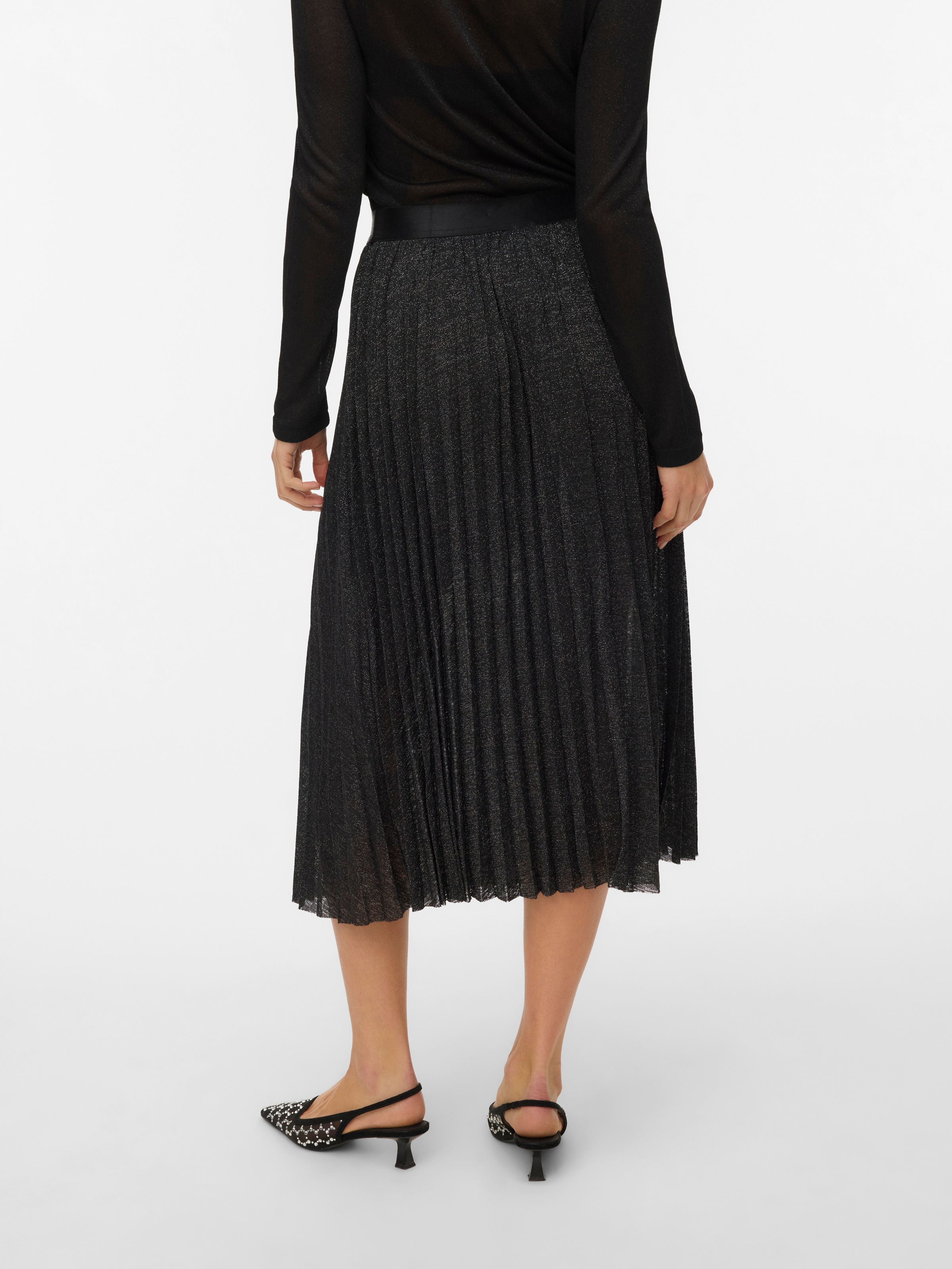 Vero Moda Plisseerock »VMHENLEY MW 7/8 SKIRT JRS BTQ«