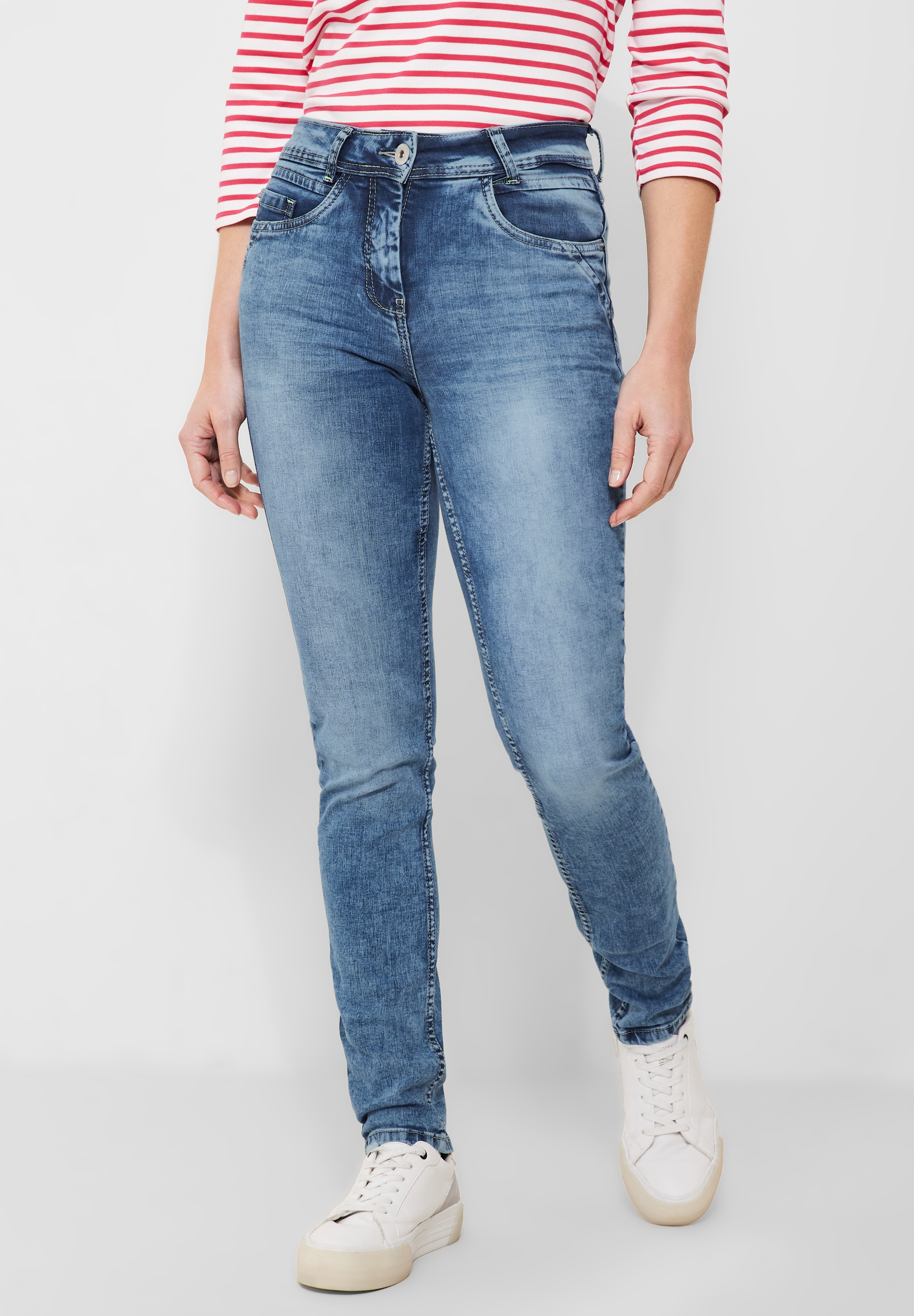 Cecil Slim-fit-Jeans, 5-Pocket-Style