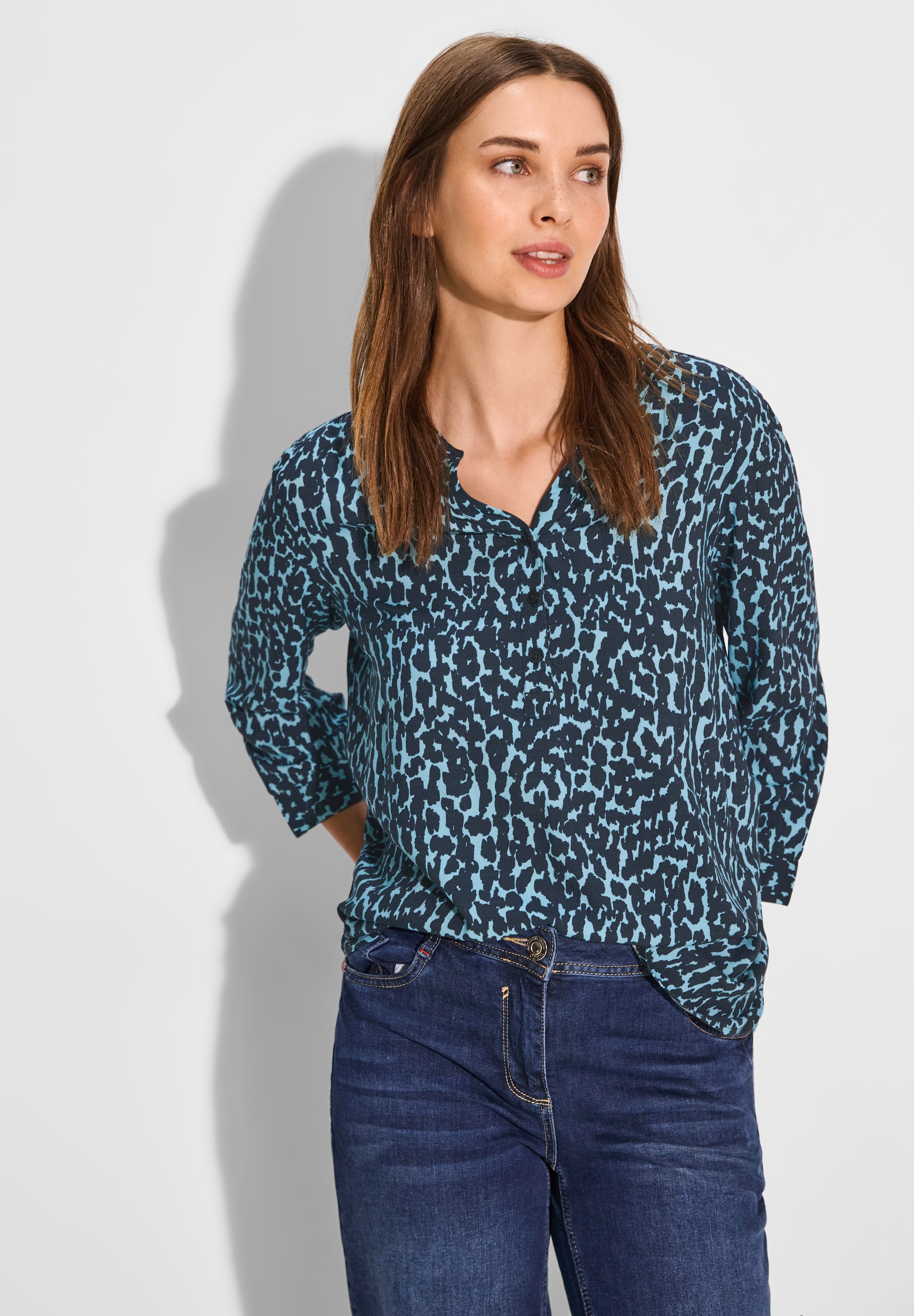 Cecil Shirtbluse, mit grafischem Muster