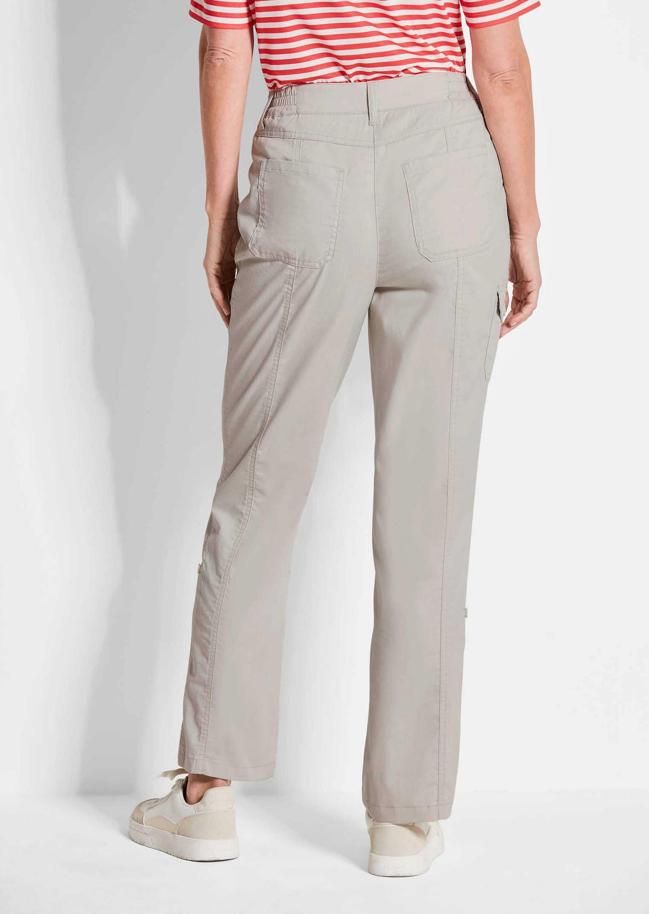 GOLDNER Stoffhose »Funktionshose Carla Krempelbare Hose mit Funktion«