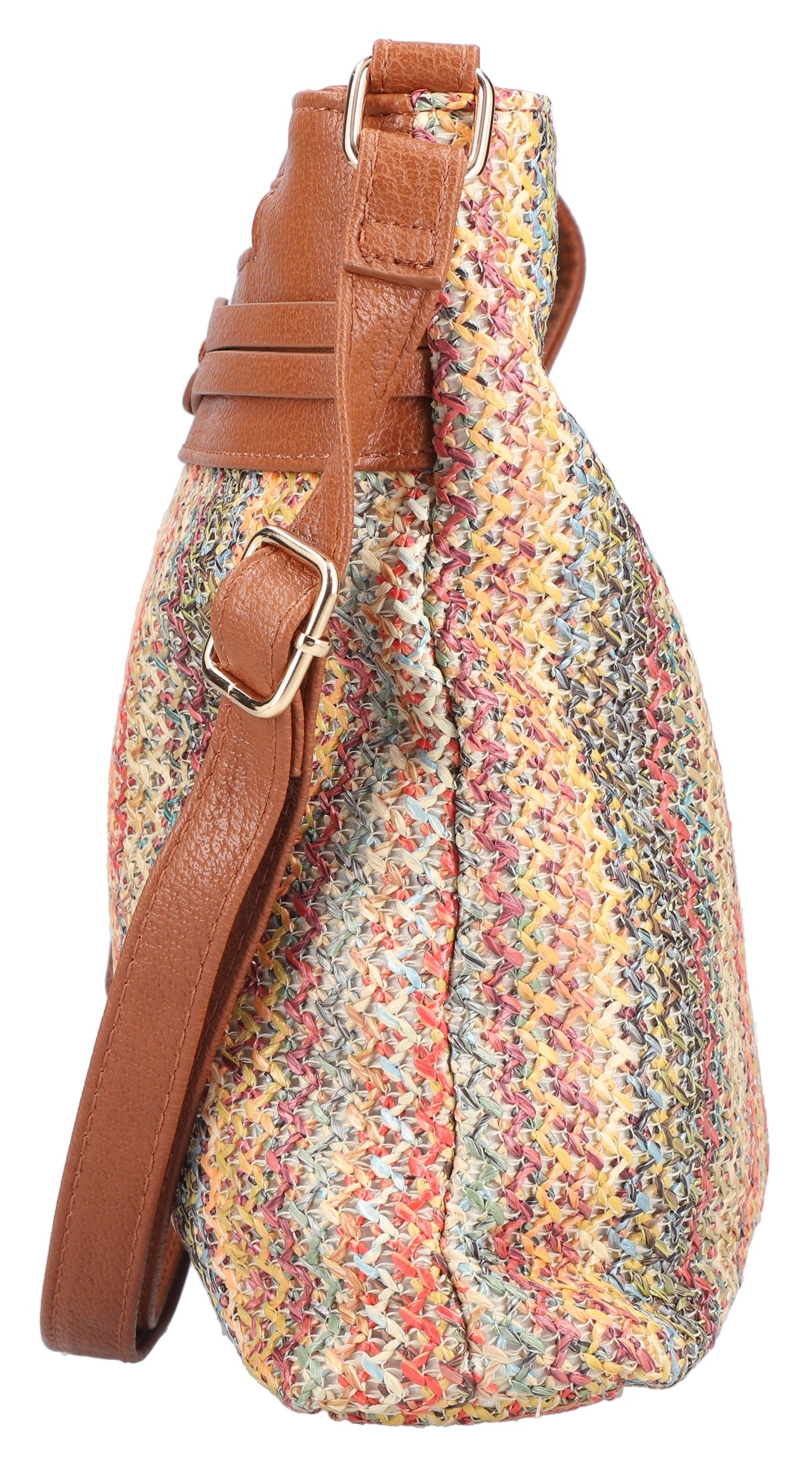 Rieker Umhängetasche , Schultertasche, Damen-Tasche mit abnehmbarem Logo-Anhänger