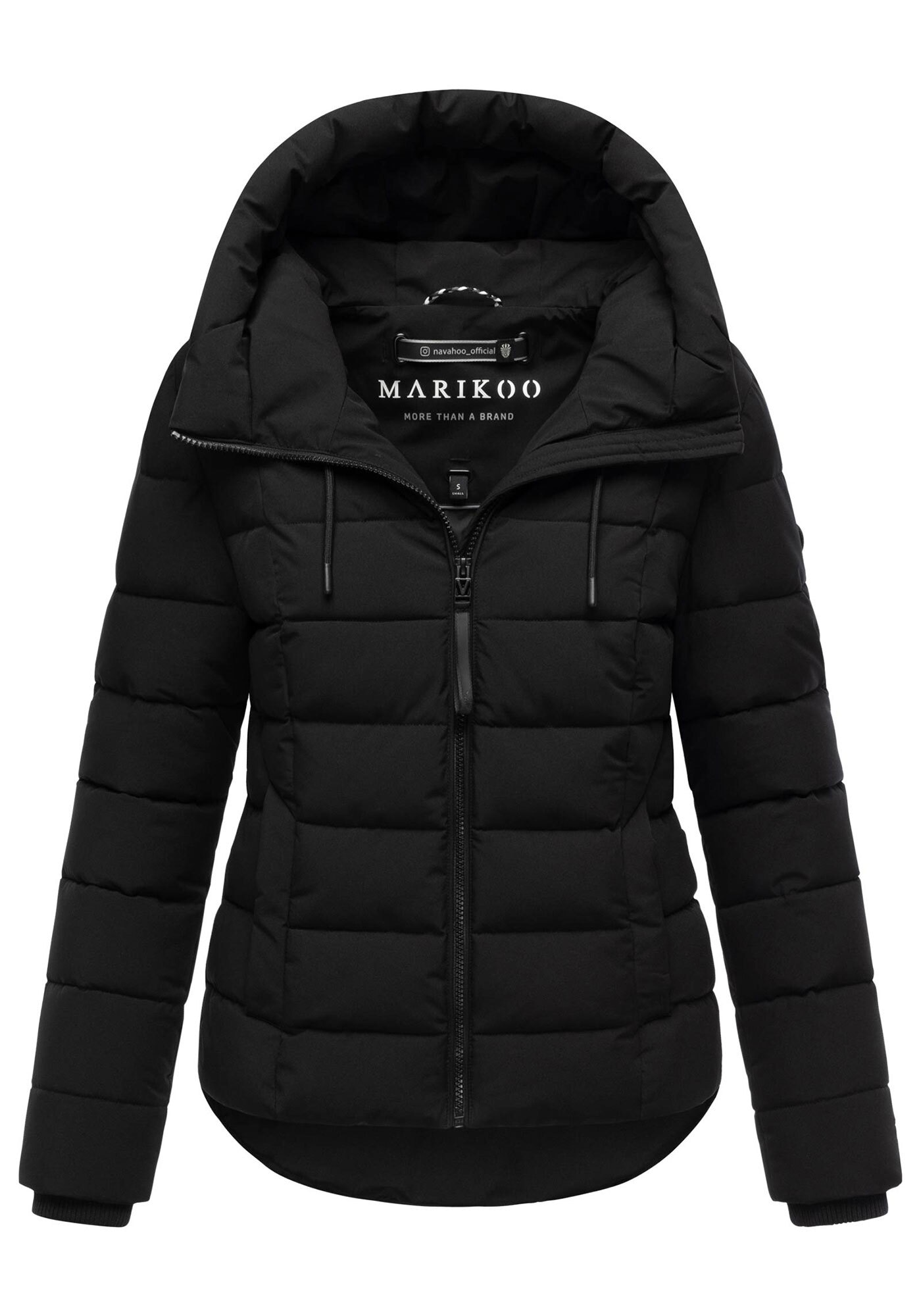 Marikoo Winterjacke »Tayenaa«, mit schmaler Steppung und extra hohem Kragen