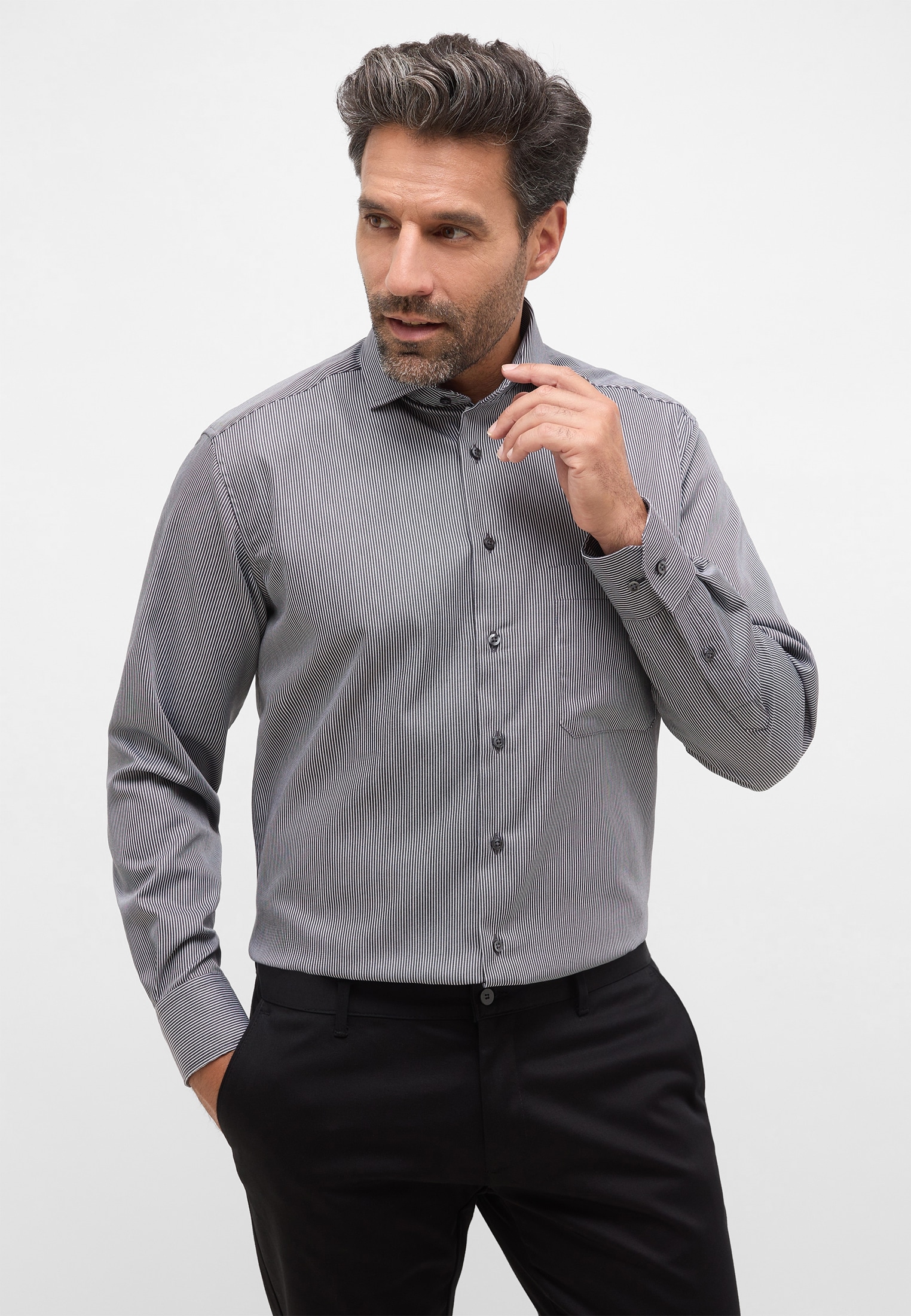 Eterna Langarmhemd "COMFORT FIT" NON IRON (bügelfrei) günstig online kaufen