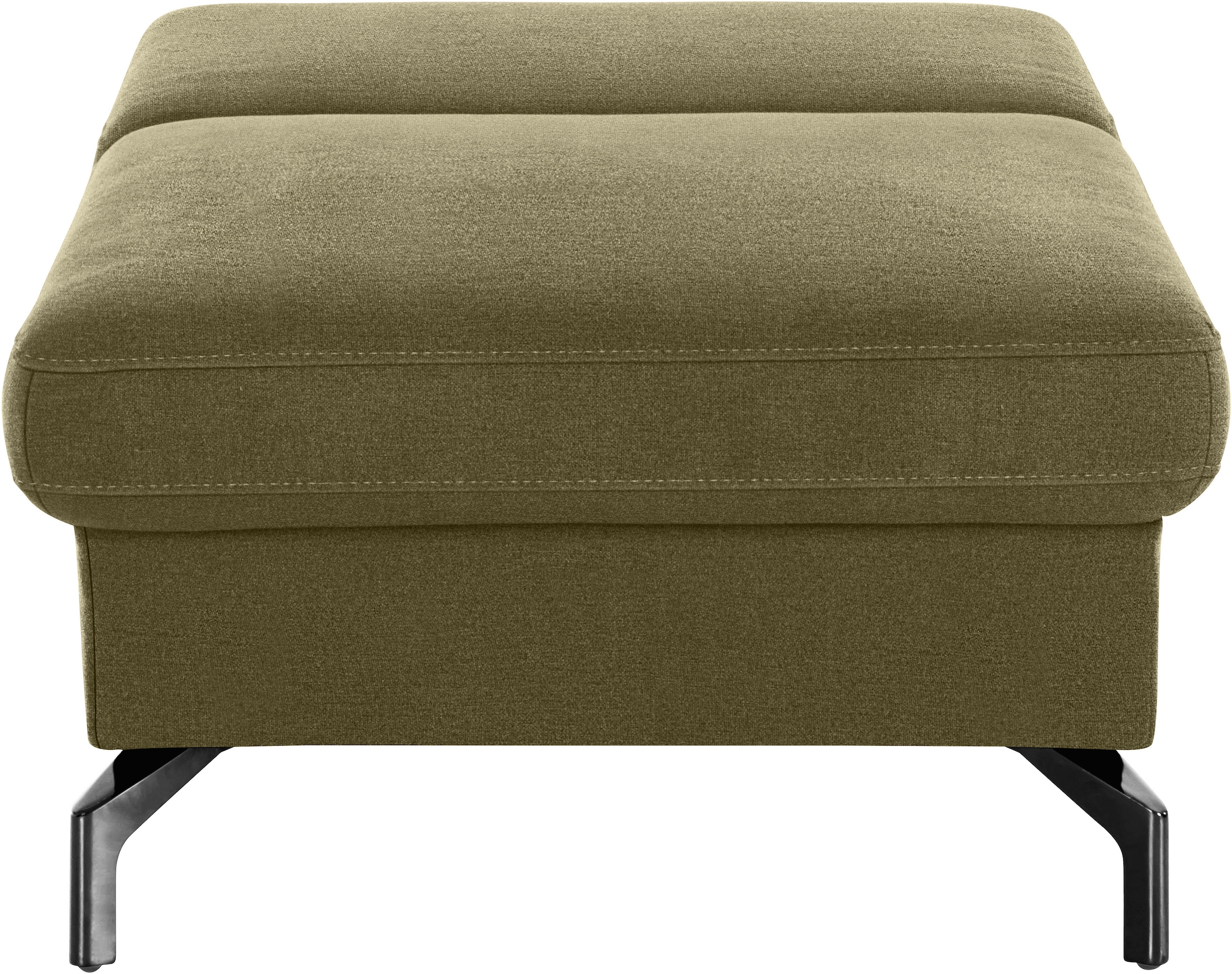 sit&more Hocker »Brisbane«, Fußhöhe 15 cm, mit Federkern und Klappfunktion