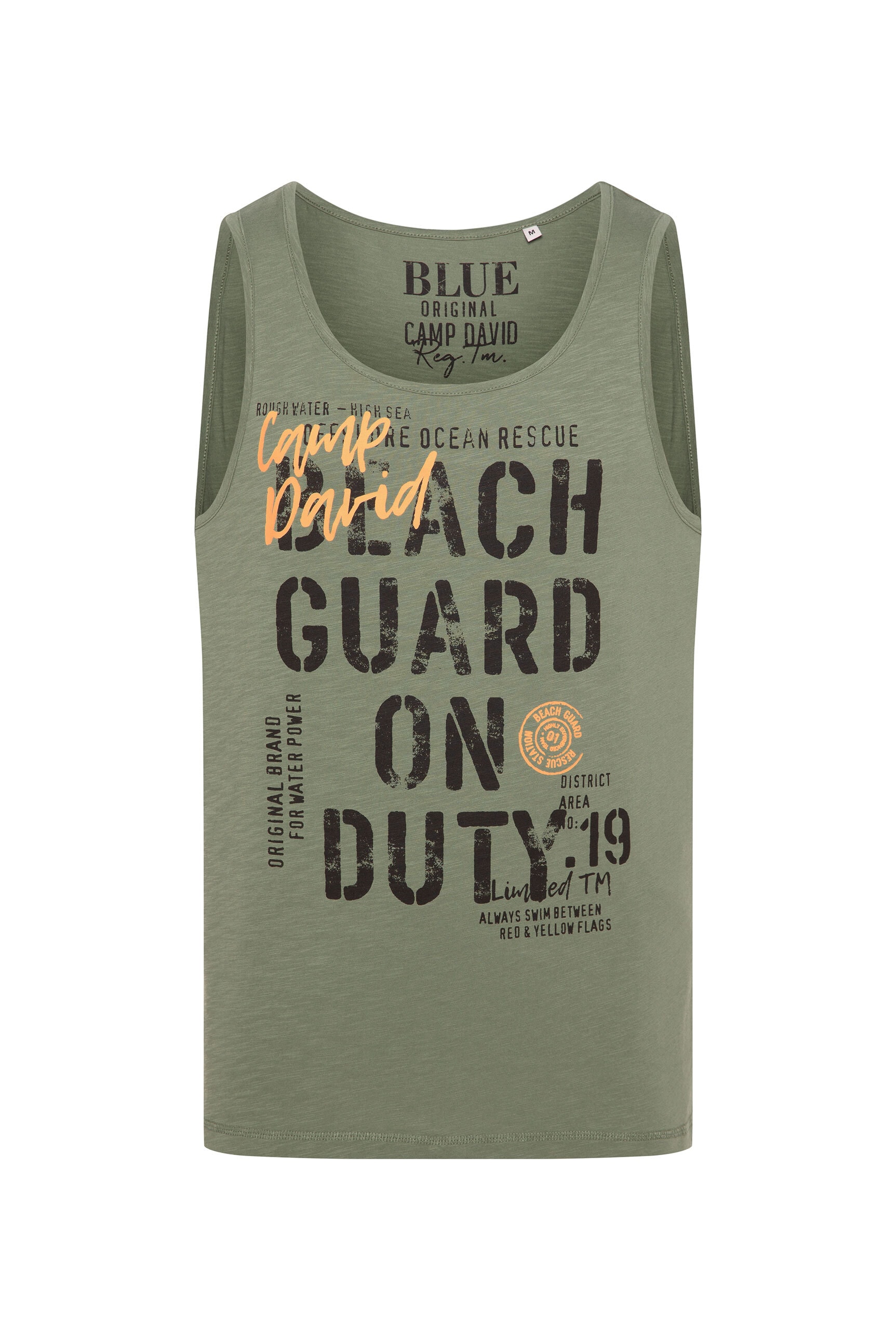 CAMP DAVID Tanktop, aus Baumwolle