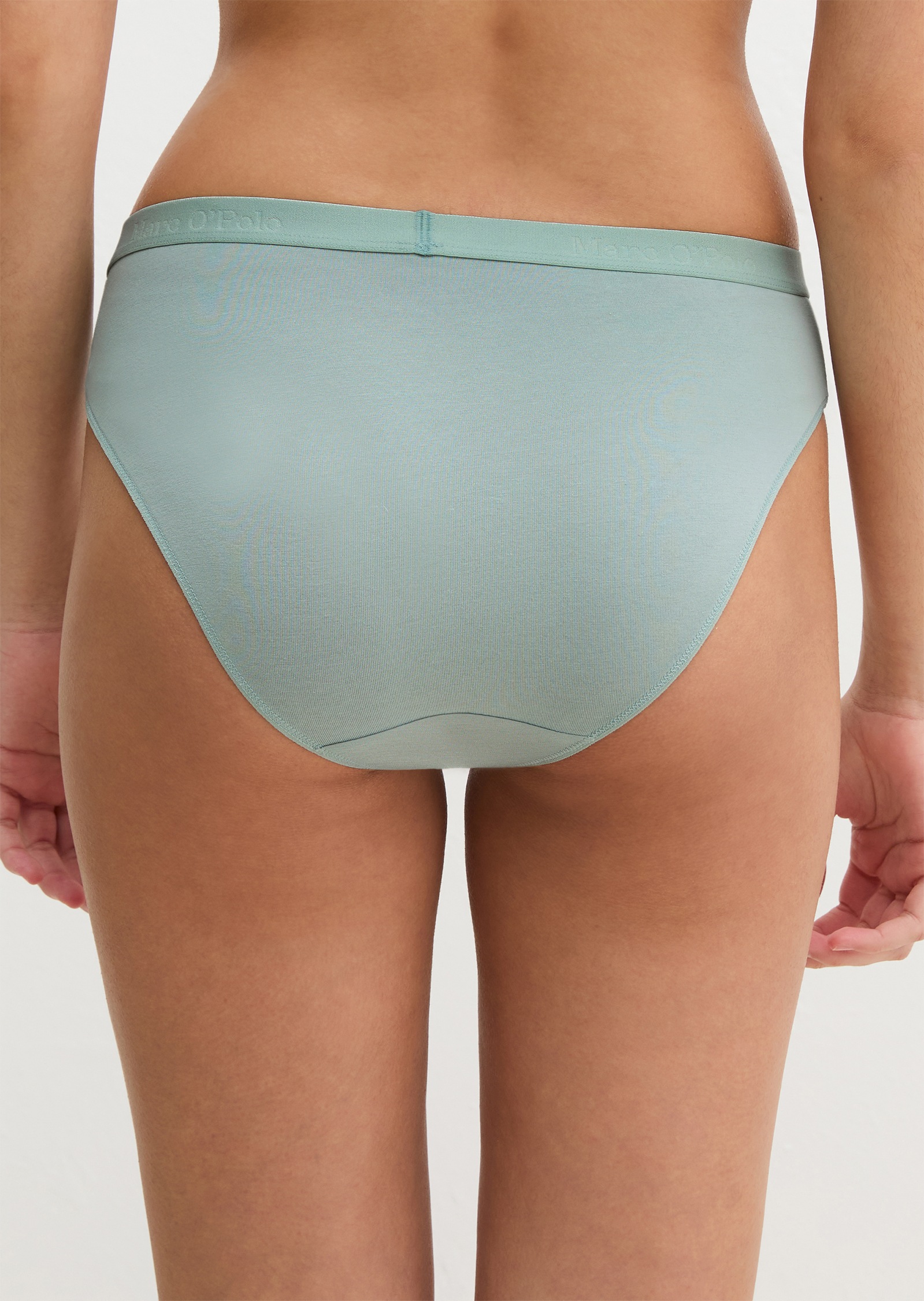 Thumbnail - Marc OPolo Slip "Essentials" 3er Pack, mit elastischem Logobund, uni und gestreift