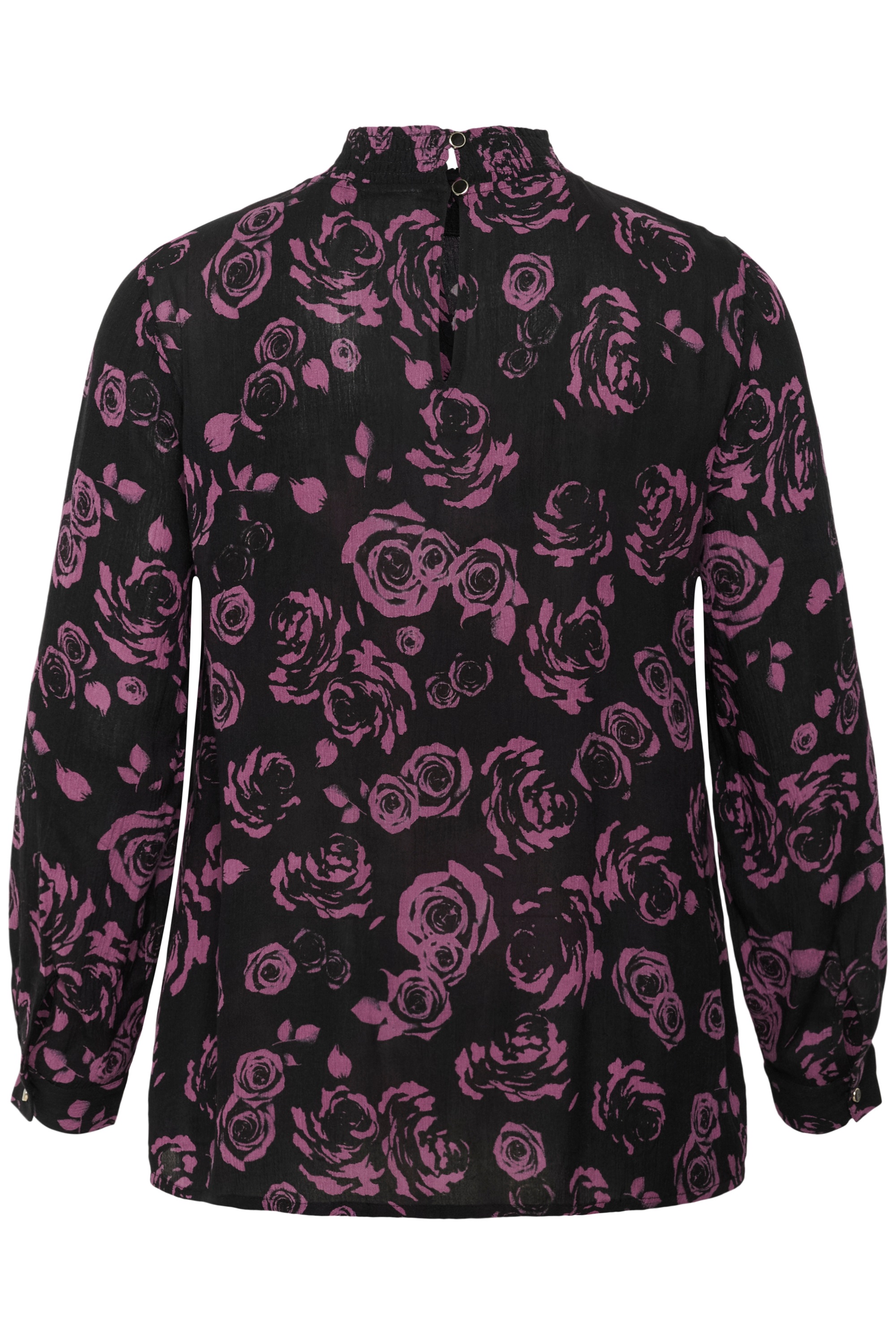 KAFFE Curve Langarmbluse »Damen Bluse langarm KCami«