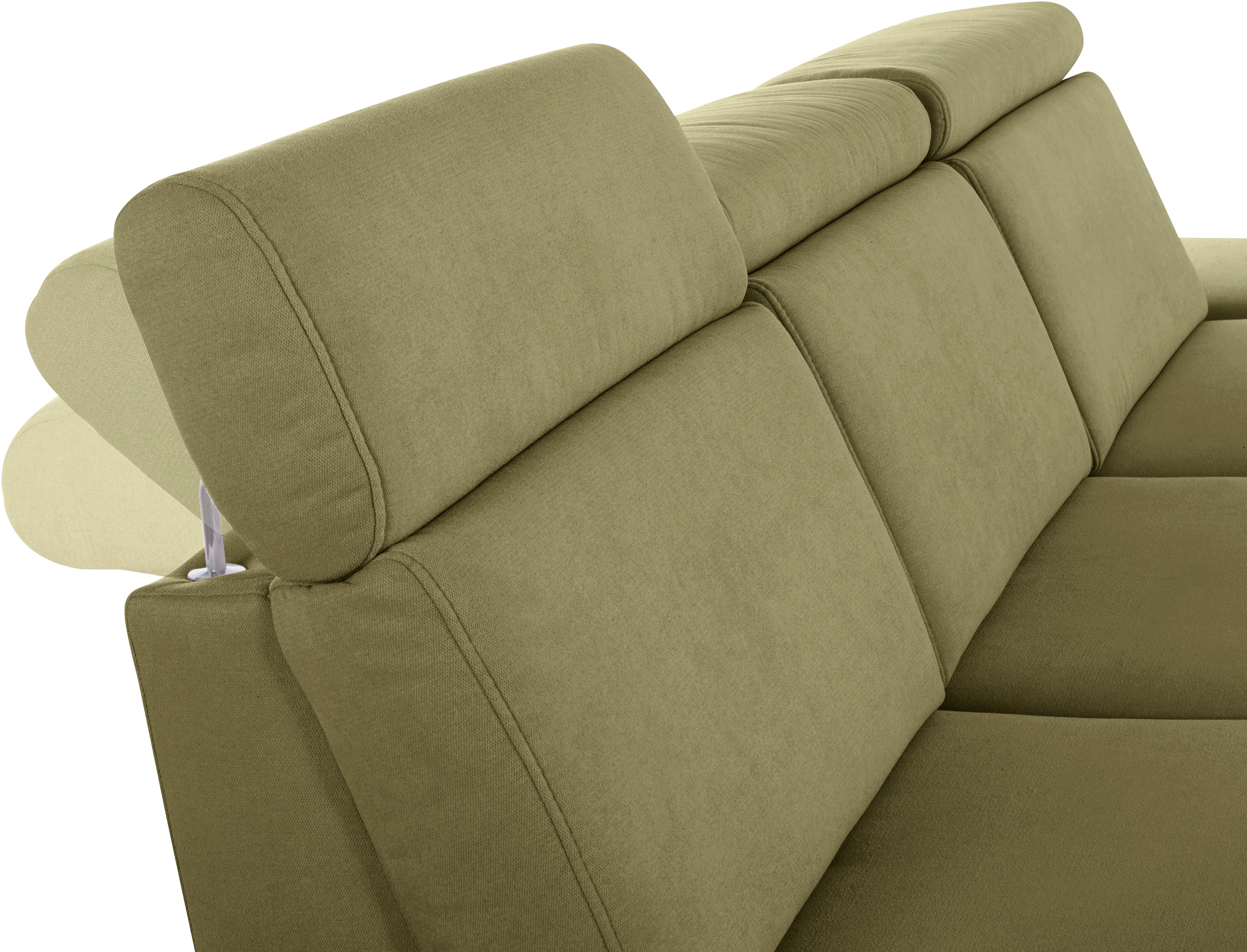 sit&more Ecksofa »Brisbane L-Form«, Fußhöhe 15 cm, inklusive Sitztiefen-, Armteil- und Kopfteilverstellung