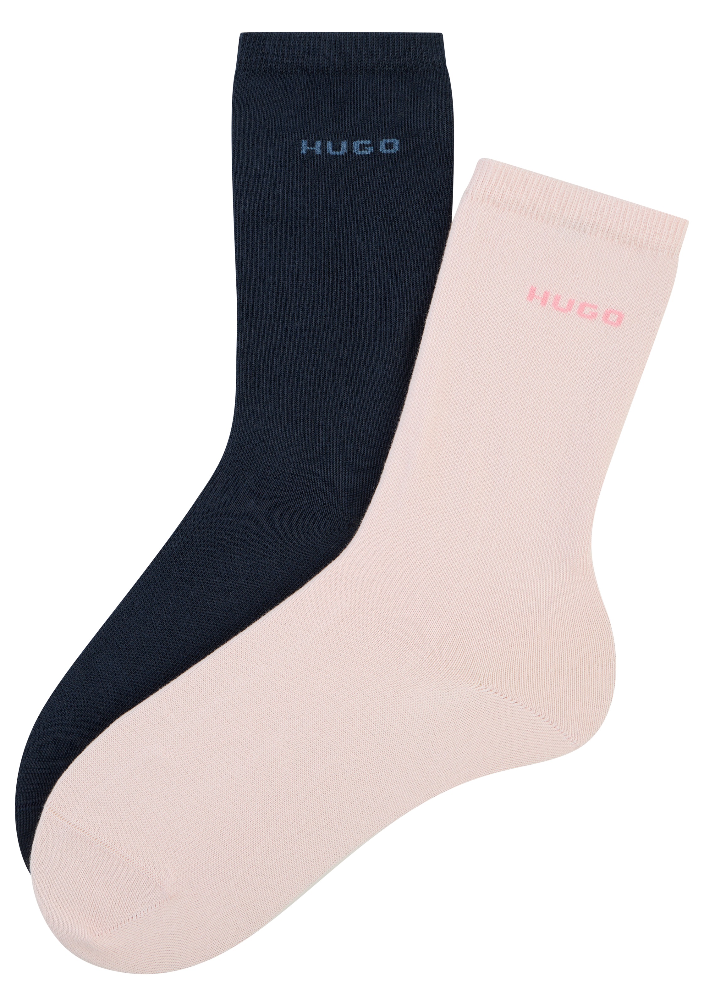 HUGO Underwear Socken "RS UNI LOGO" 2 Paar tlg. mittelhoh, aus Baumwoll-Mix günstig online kaufen