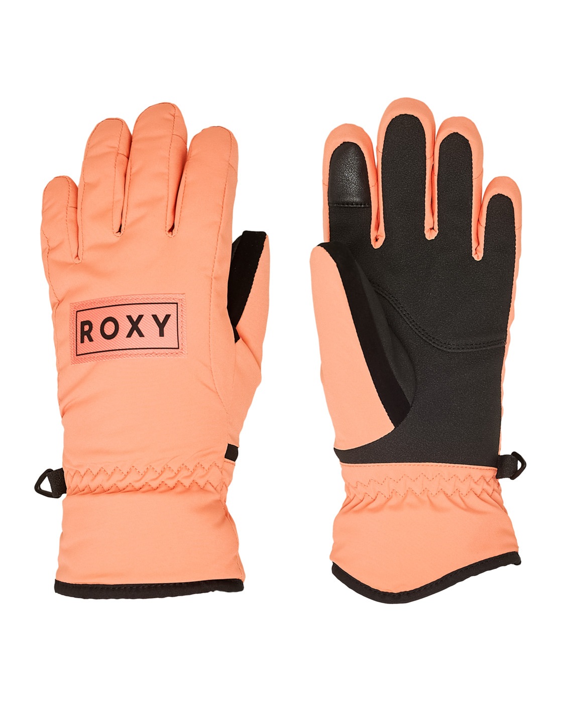 "Snowboardhandschuhe ROXY ""Freshfield Girl"", Kinder, Gr. S, orange (coral chic), Obermaterial: 50% Polyester, 50% Polyurethan., Handschuhe"
