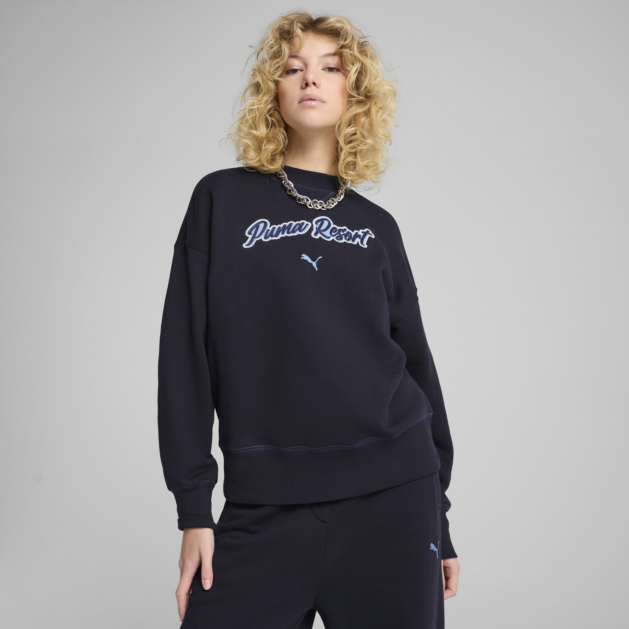 PUMA Sweatshirt »PREMIUM ESS Oversized-T-Shirt mit Grafik Damen«