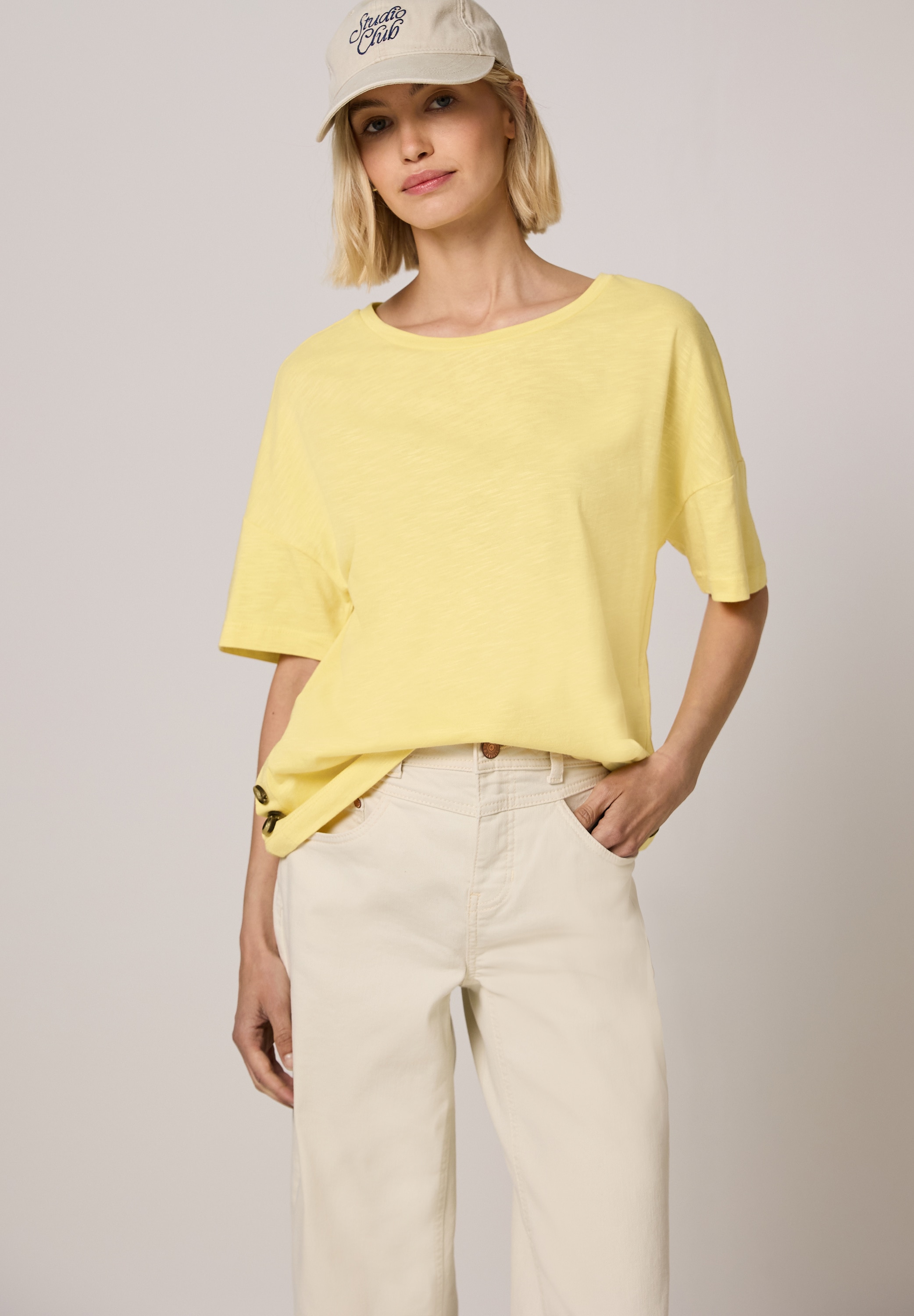 STREET ONE STUDIO T-Shirt unifarben